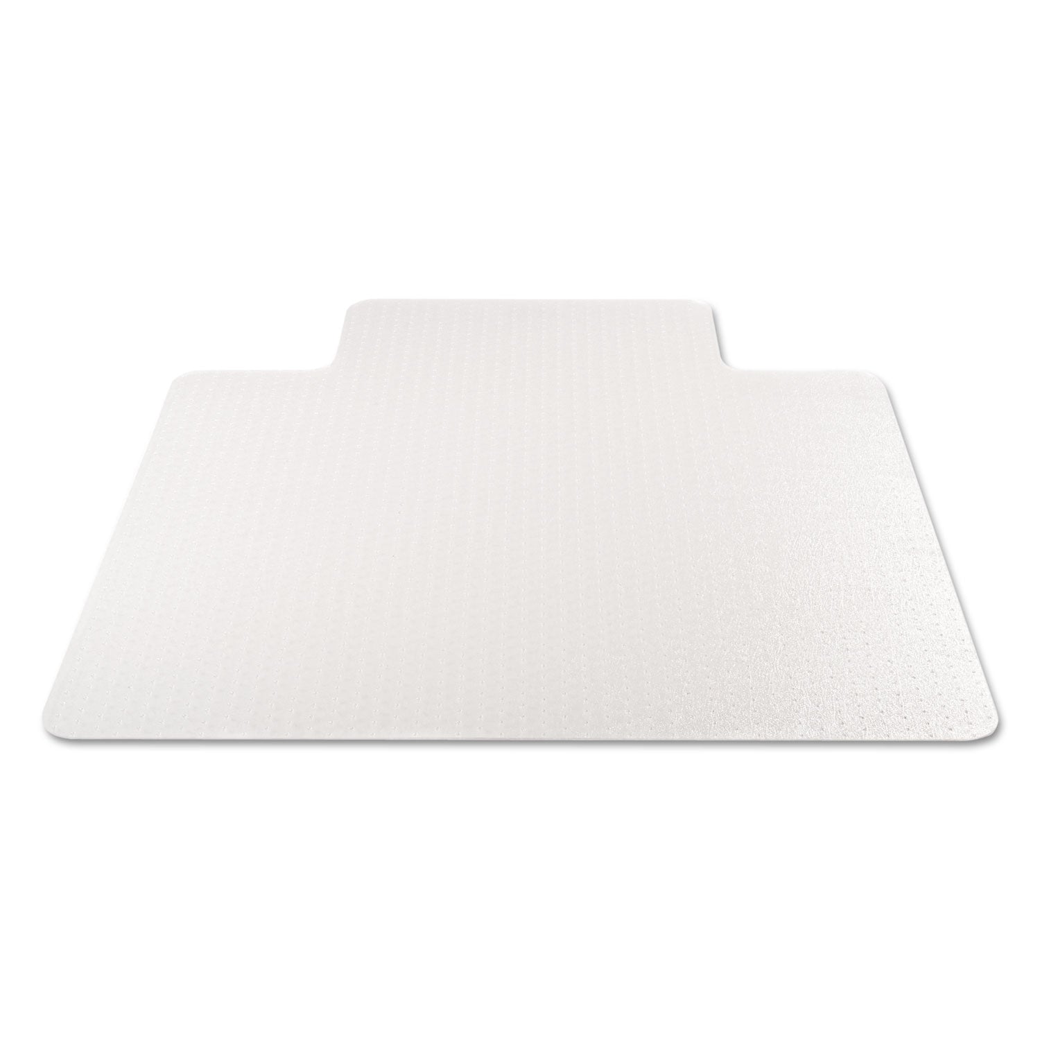 deflecto® Economat Occasional Use Chair Mat For Low Pile Carpet, 45 X 53, Wide Lipped, Clear
