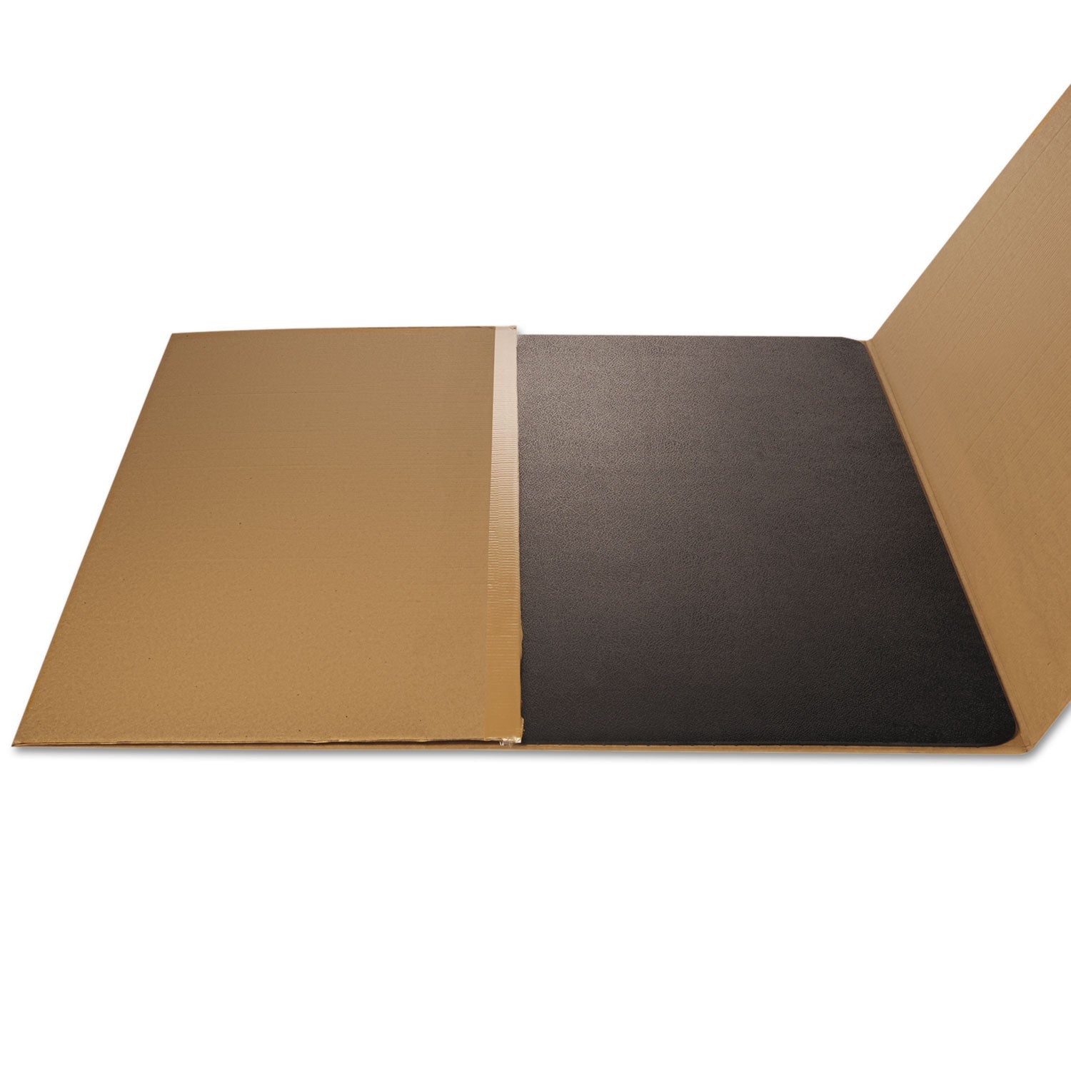 deflecto® Economat Occasional Use Chair Mat For Low Pile Carpet, 46 X 60, Rectangular, Black