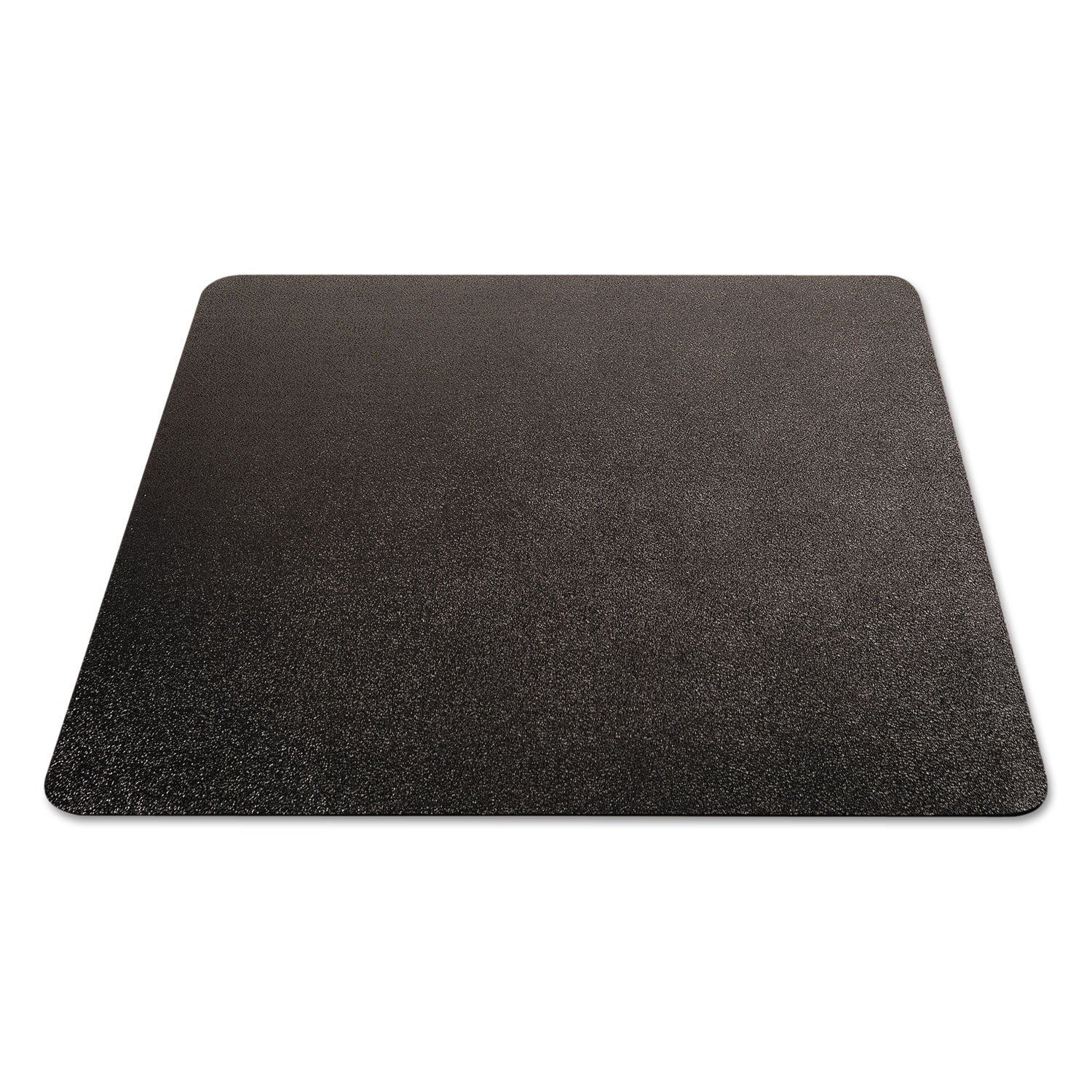 deflecto® Economat Occasional Use Chair Mat For Low Pile Carpet, 46 X 60, Rectangular, Black
