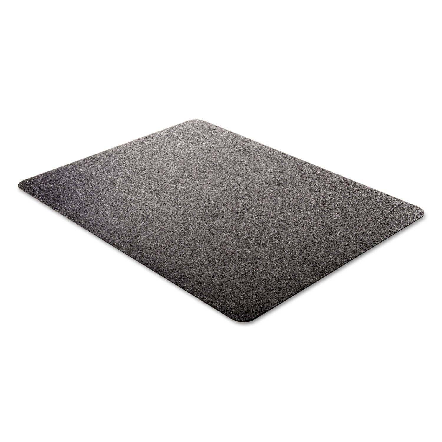 deflecto® Economat Occasional Use Chair Mat For Low Pile Carpet, 46 X 60, Rectangular, Black