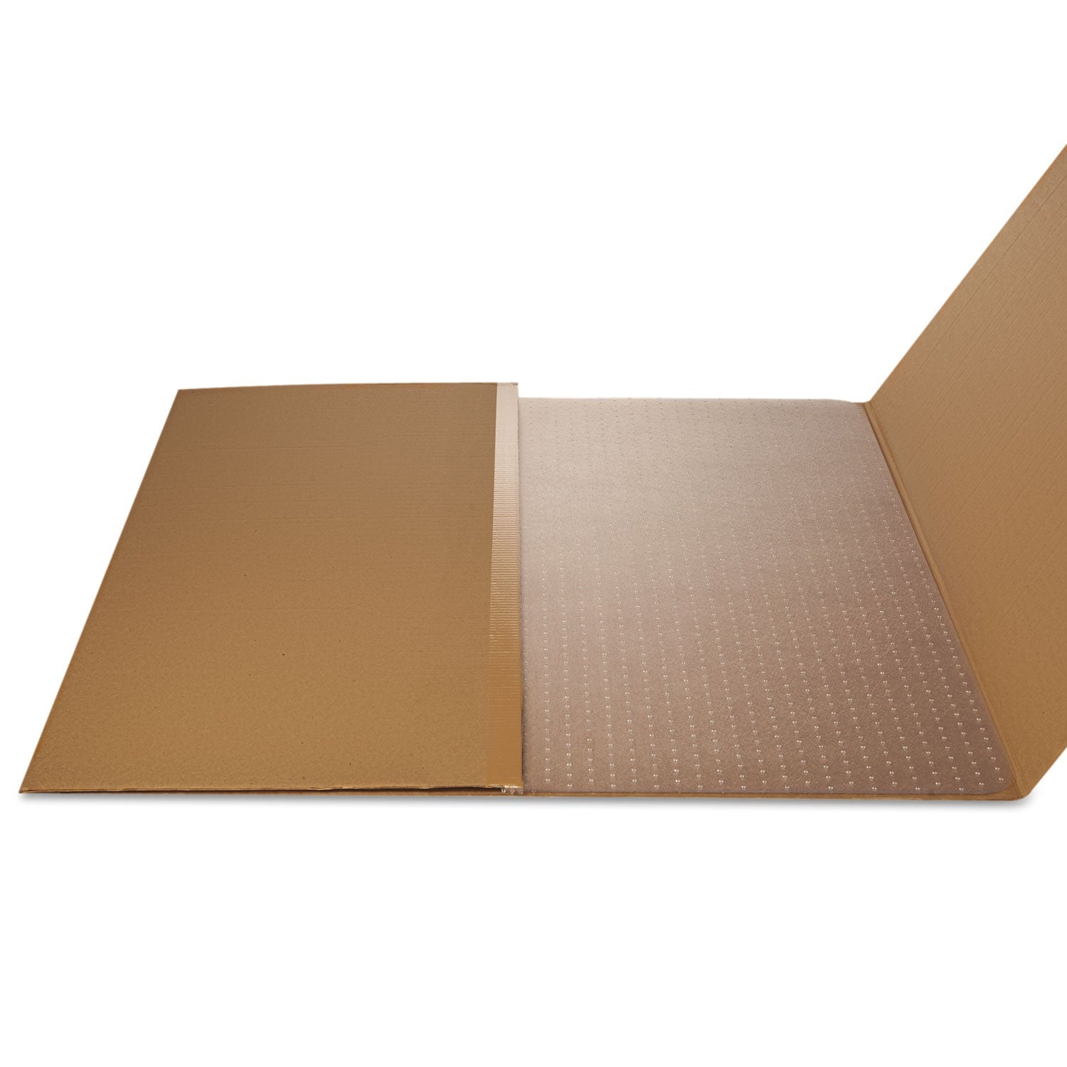 deflecto® All Day Use Chair Mat - All Carpet Types, 45 X 53, Rectangle, Clear