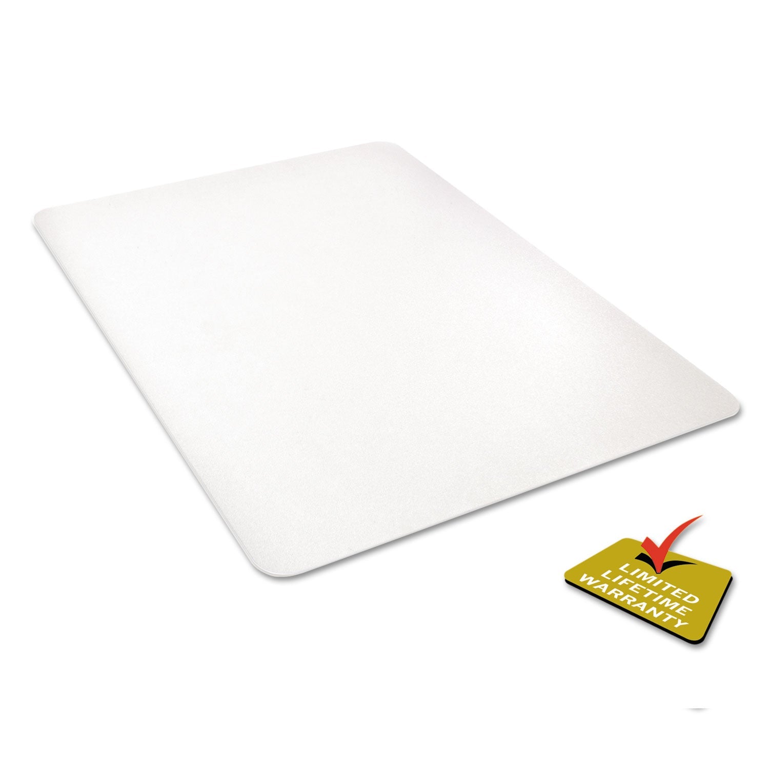 deflecto® All Day Use Chair Mat - Hard Floors, 46 X 60, Rectangle, Clear