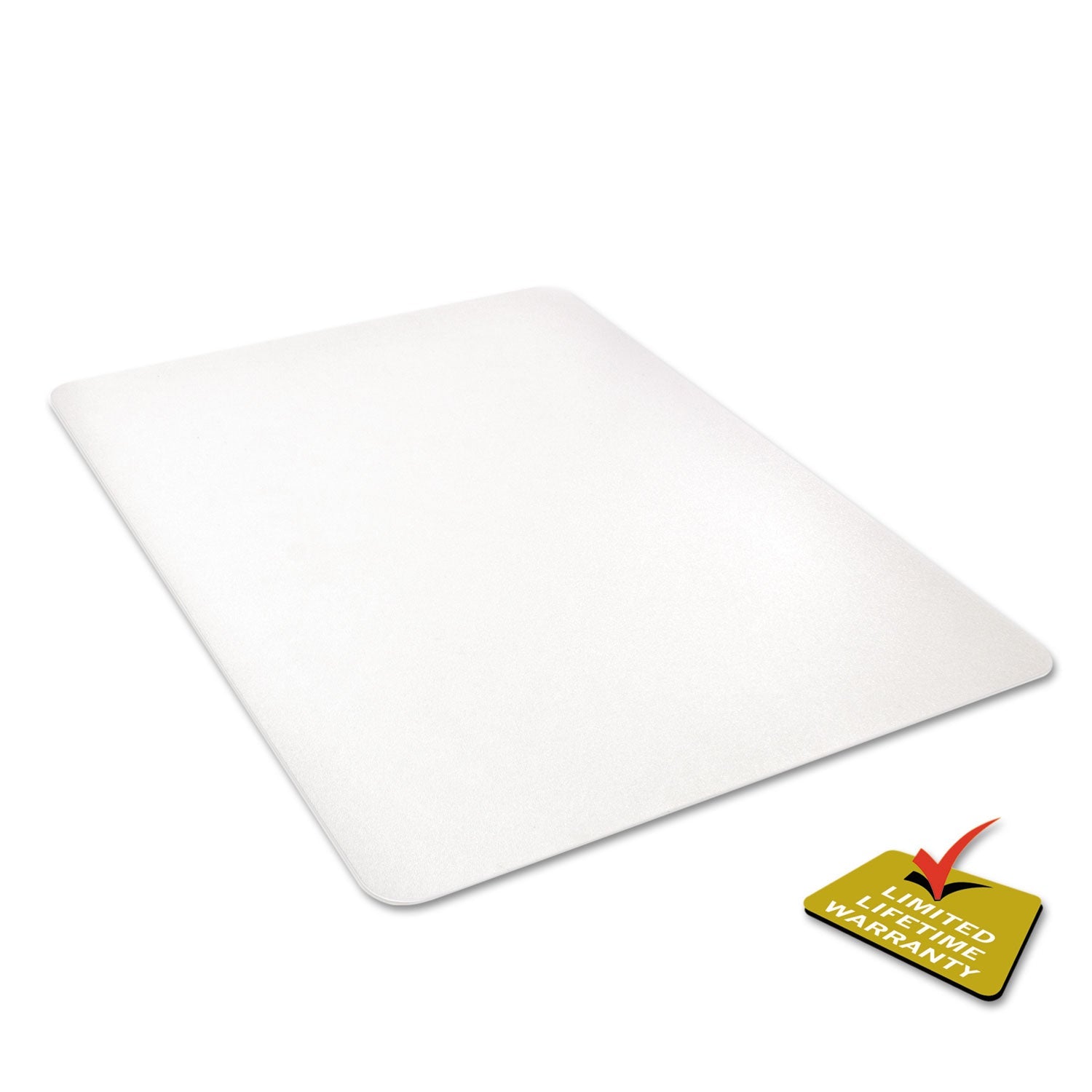 deflecto® All Day Use Chair Mat - Hard Floors, 45 X 53, Rectangle, Clear
