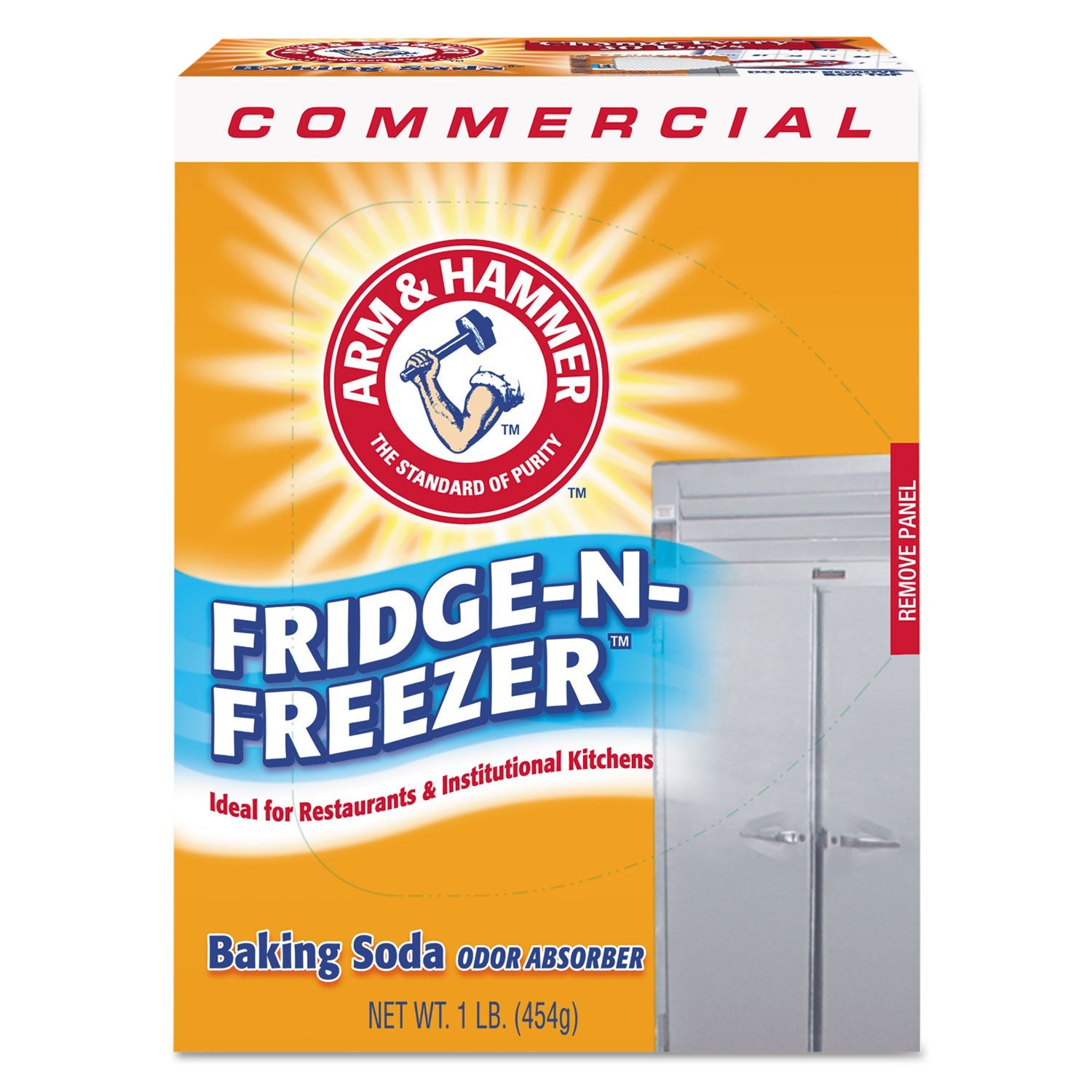 Arm & Hammer™ Fridge-N-Freezer Pack Baking Soda, Unscented, Powder, 16 Oz, 12/carton