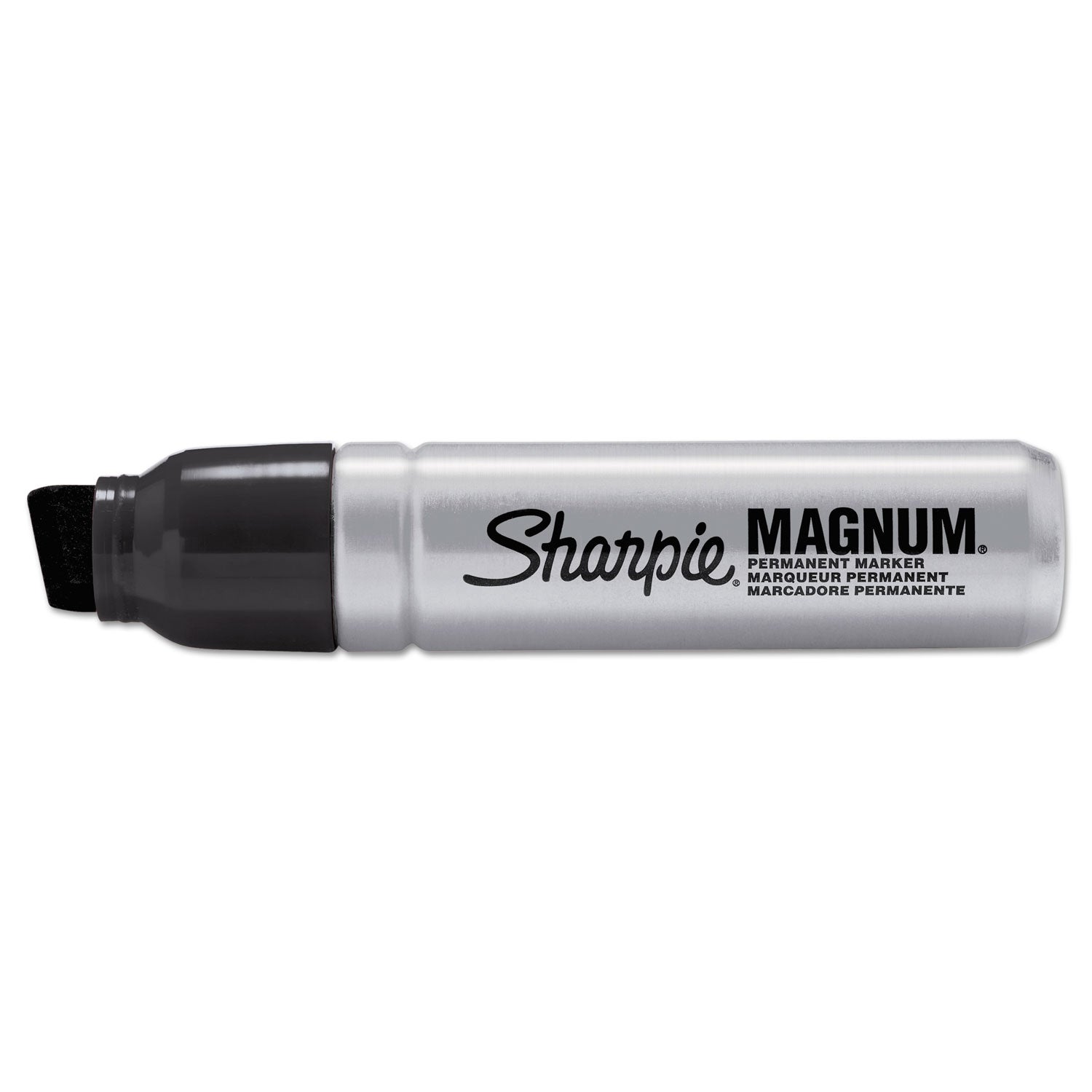 Sharpie® Magnum Permanent Marker, Broad Chisel Tip, Black, Dozen