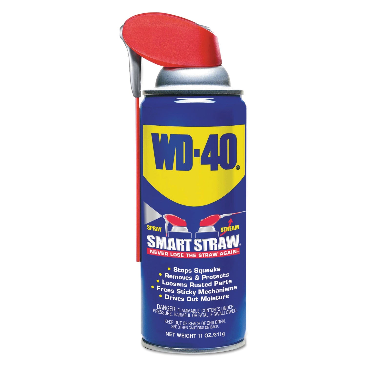 WD-40® Smart Straw Spray Lubricant, 11 Oz Aerosol Can