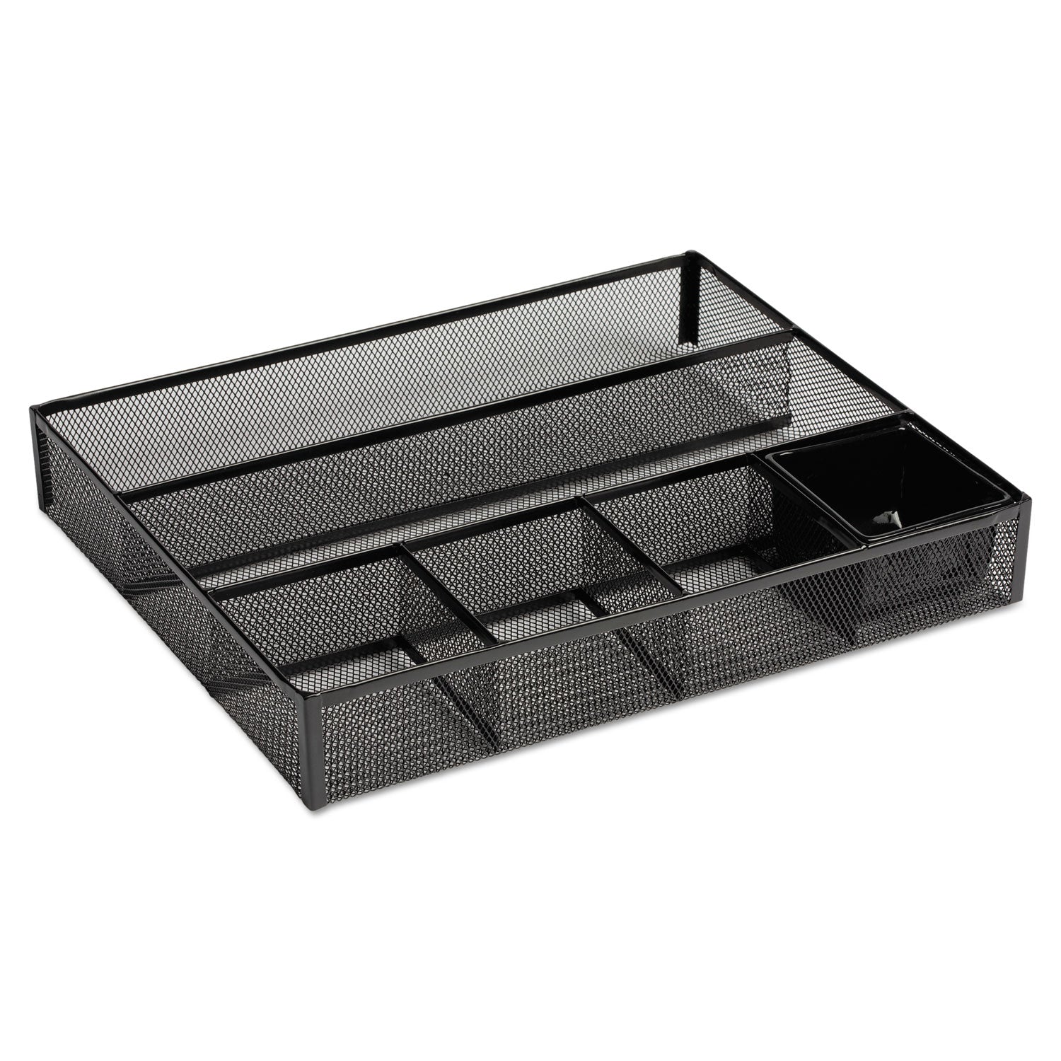 Metal Mesh Deep Desk Drawer Organizer | 6 Comp.
