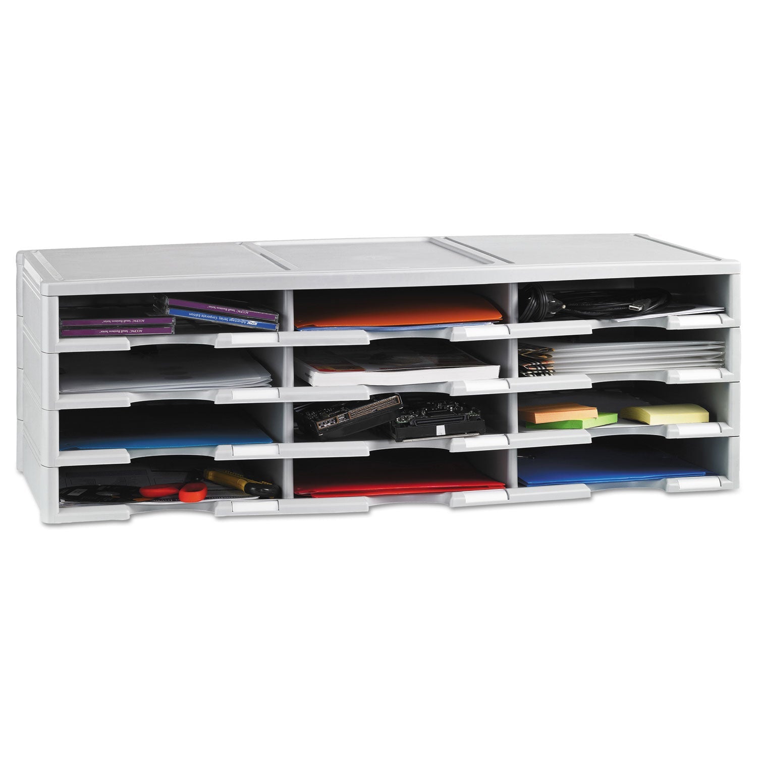 Literature Organizer | Storex 12 Compartments