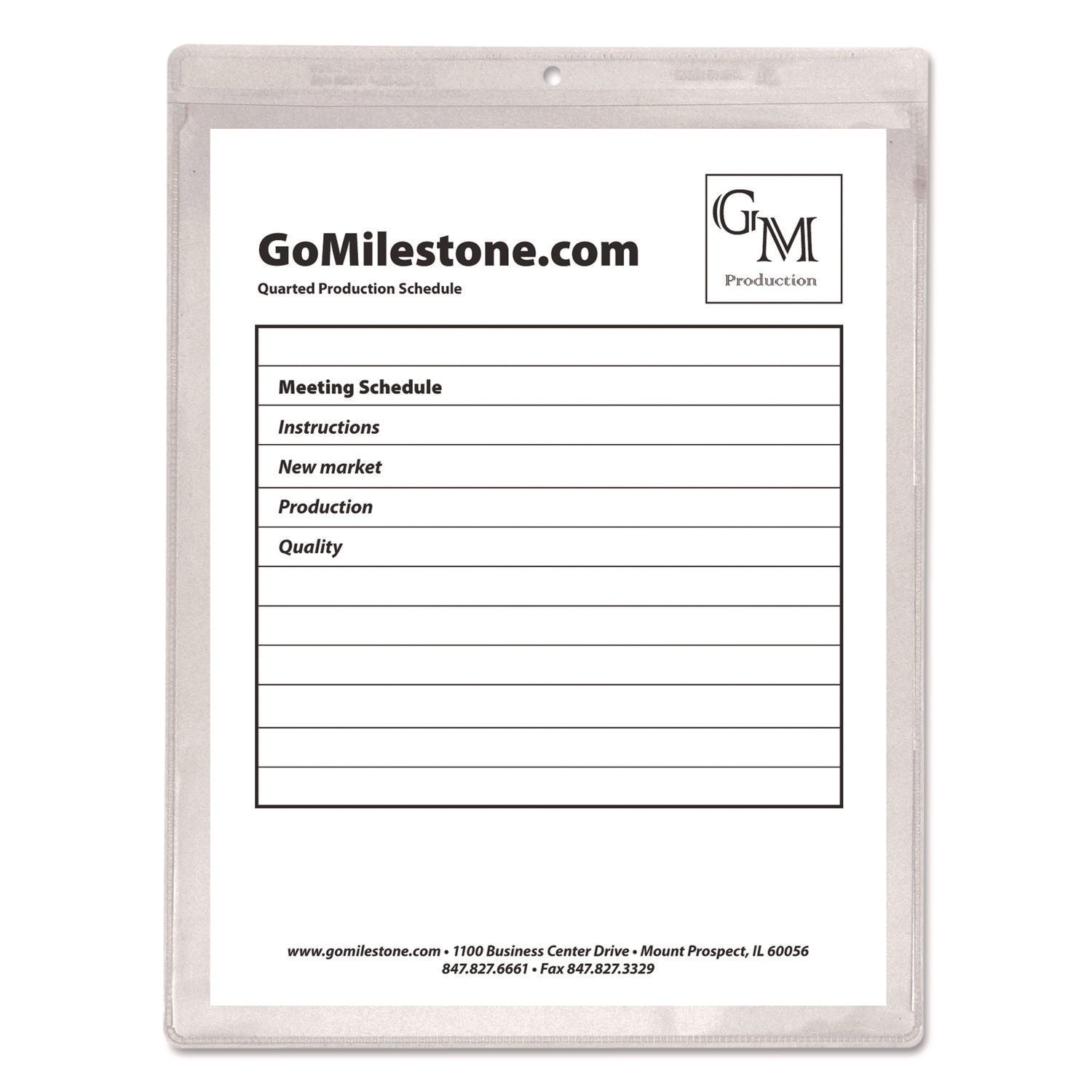 Clear Vinyl Shop Ticket Holders | 9x12, 50/Box