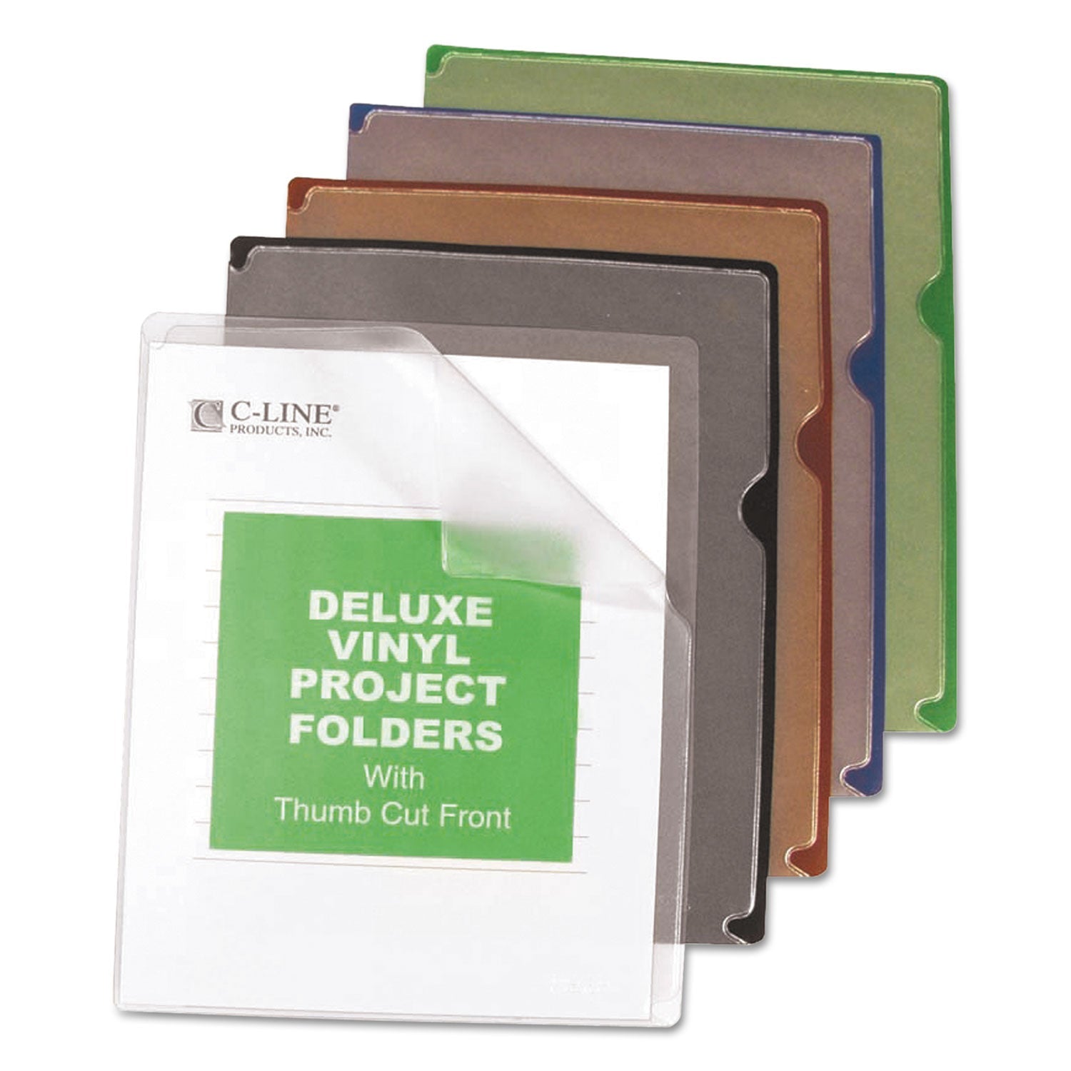 Deluxe Vinyl Project Folders | Letter, 35/Box