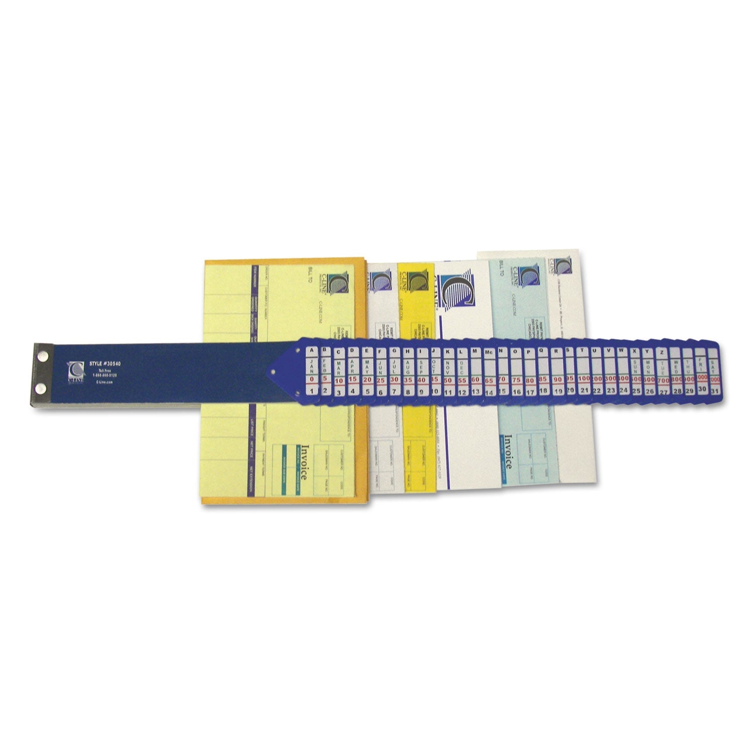 Heavy-Duty Indexed Sorter | 31-Dividers, Blue