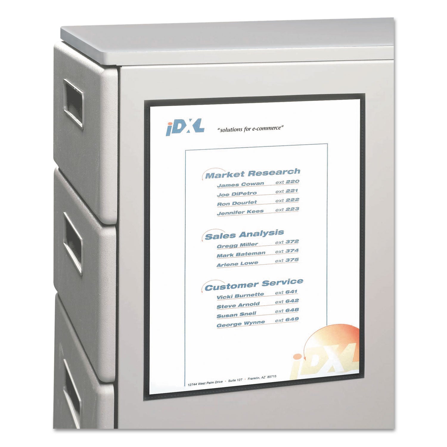 Magnetic Cubicle Keepers Display Holders | 25/Pk