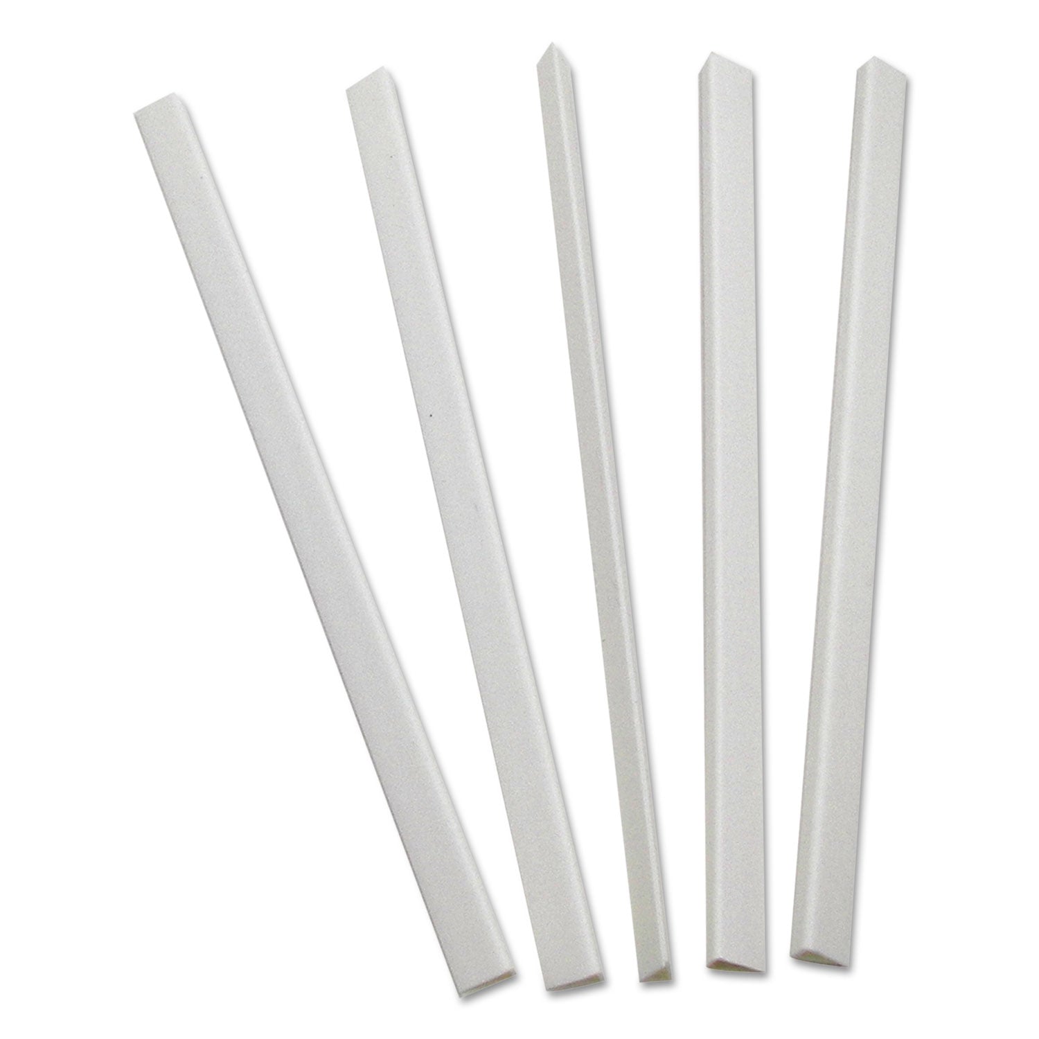 C-Line® Slide 'N Grip Binding Bars, 40-Sheet Capacity, 11 x 0.25, White, 100/Box