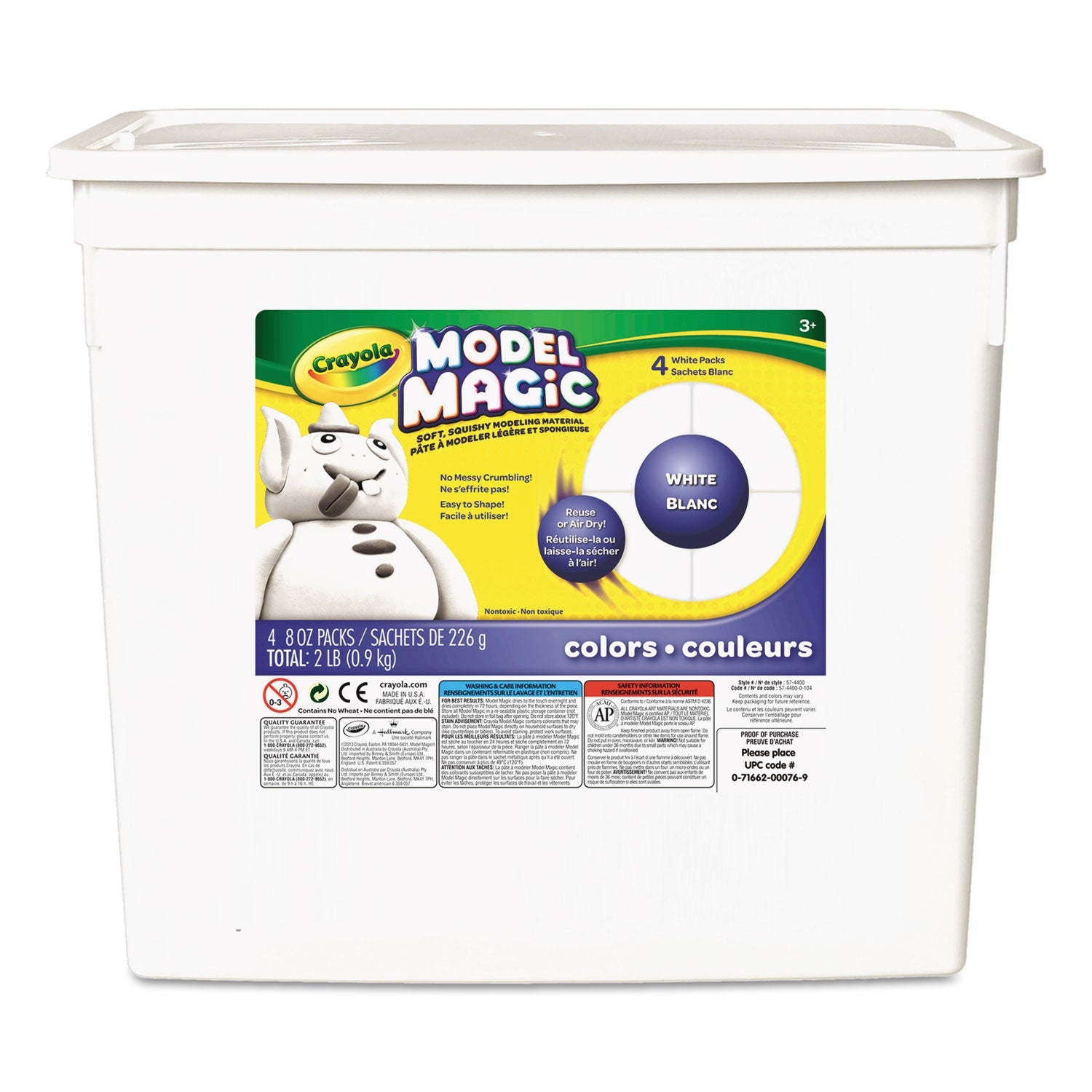 Crayola Model Magic Modeling Compound | White 2 Lbs