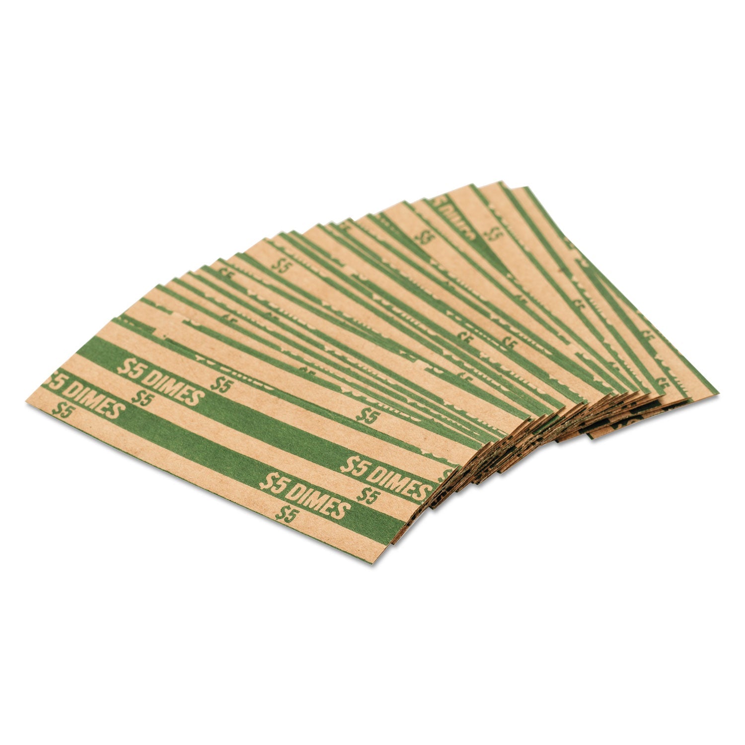 Pap-R Products Flat Coin Wrappers, Dimes, $5, 1000 Wrappers/box