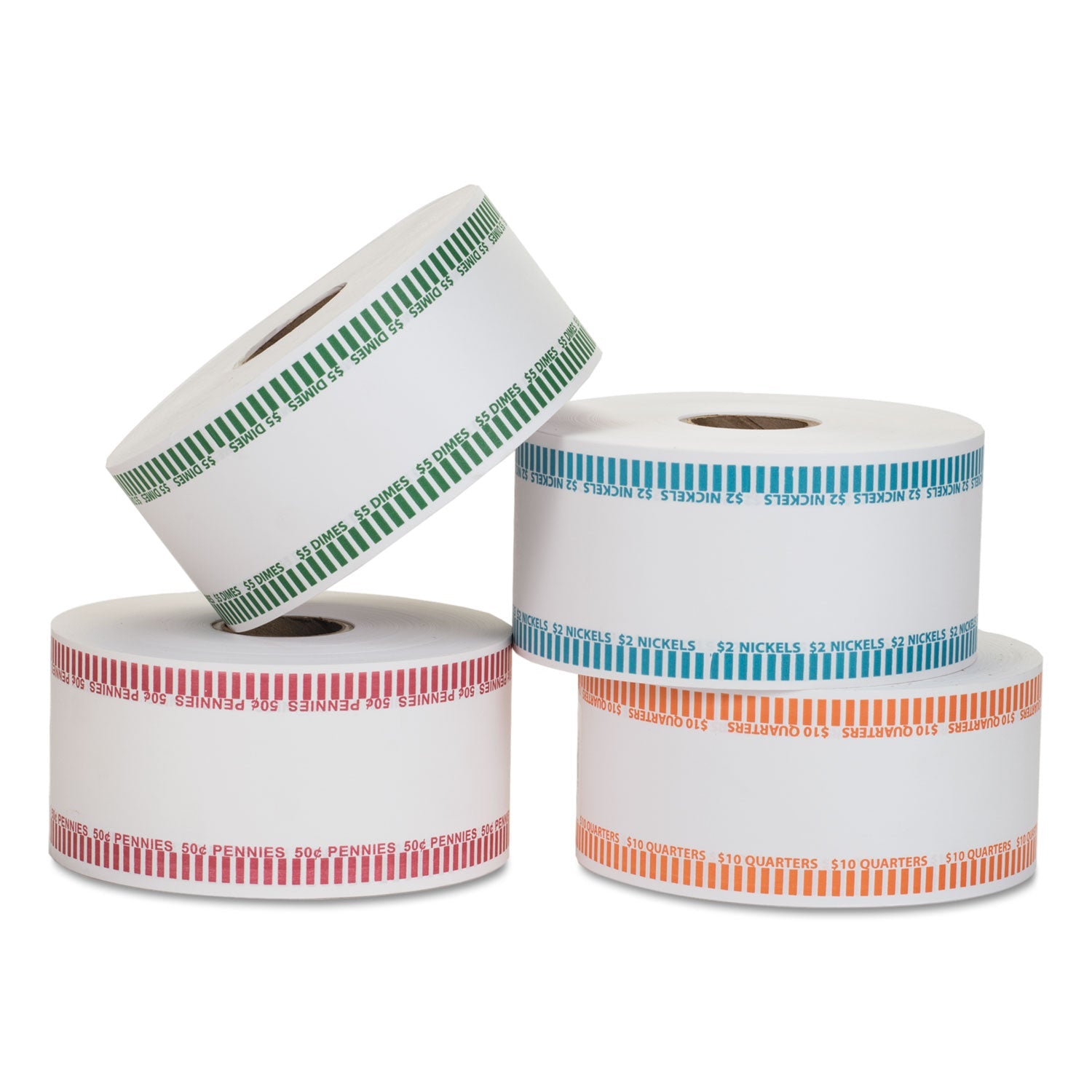 Pap-R Products Automatic Coin Rolls, Pennies, $.50, 1900 Wrappers/roll