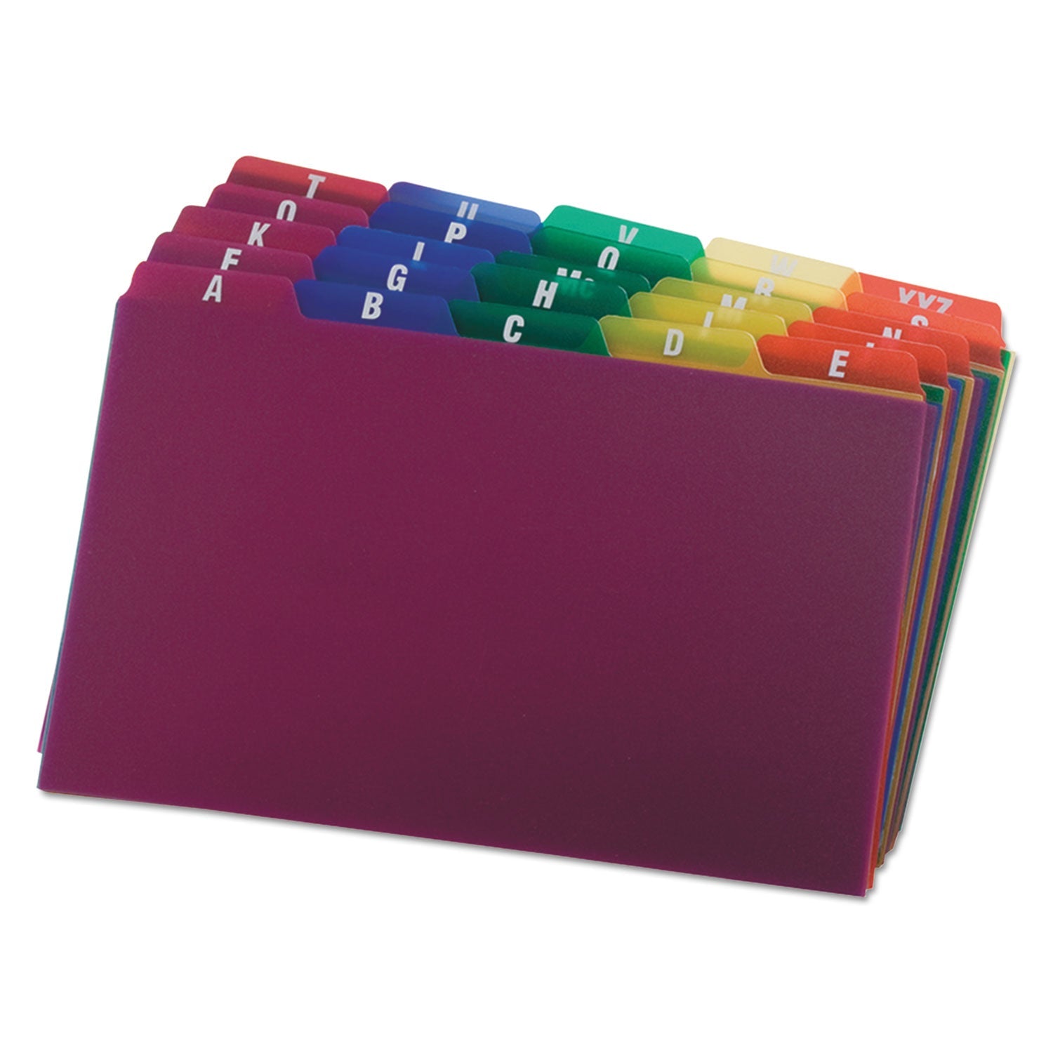 Oxford Durable Poly A-Z Card Guides | 5x8