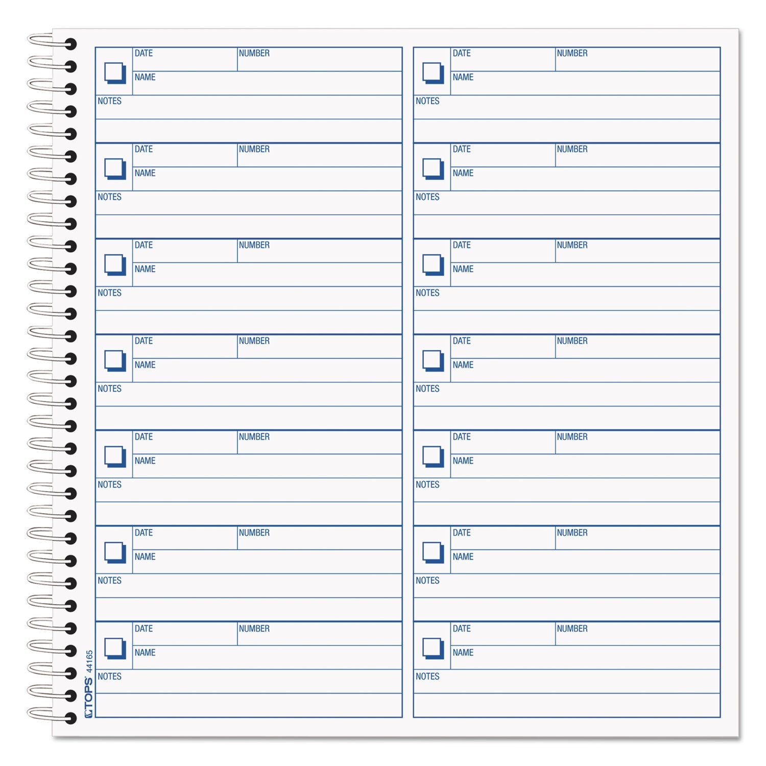 Voice Mail Message Book | 1400 Forms Total, TOPS™