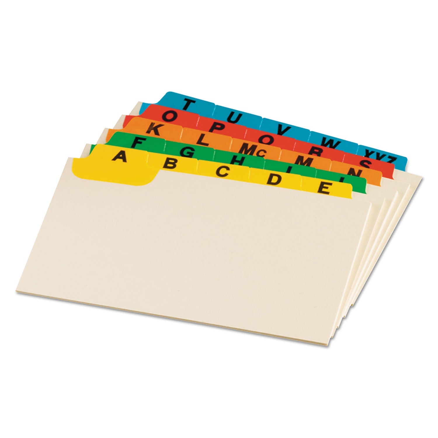A-Z Index Card Guides | 4x6 Manila, 25/Set