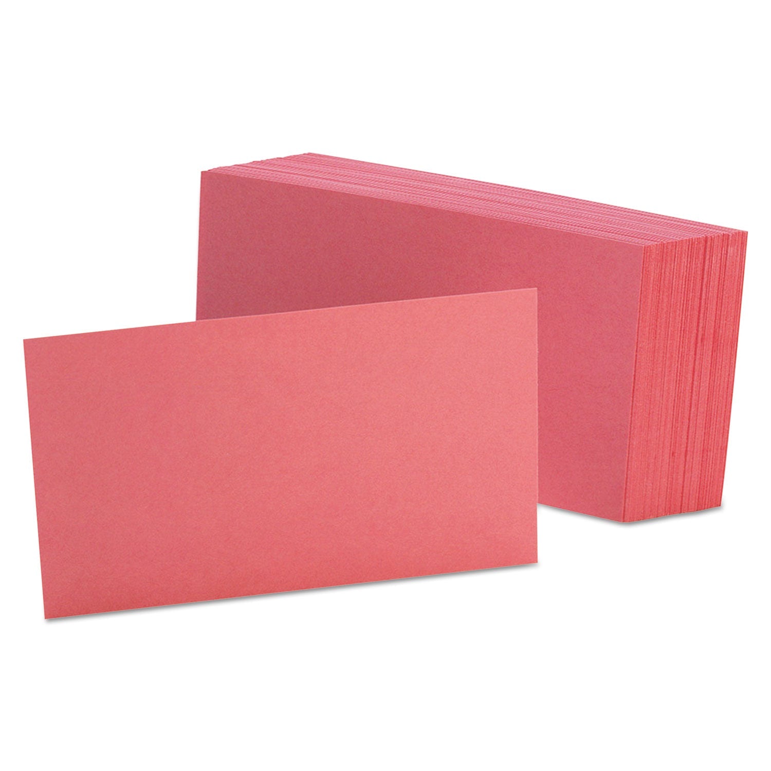 Oxford Unruled Index Cards | 3x5 Cherry 100/Pack