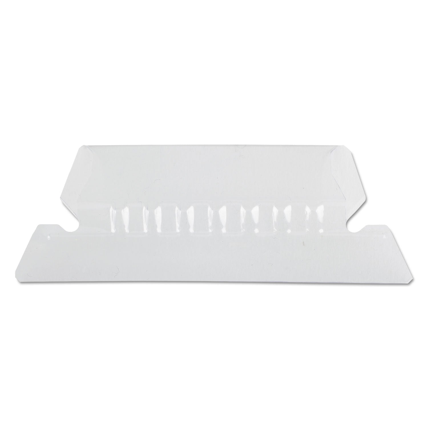 Pendaflex® Transparent Colored Tabs For Hanging File Folders, 1/5-Cut, Clear, 2" Wide, 25/Pack
