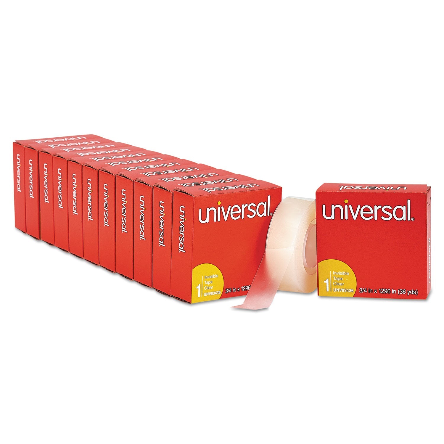 Universal Invisible Tape | 0.75", 12/Pack