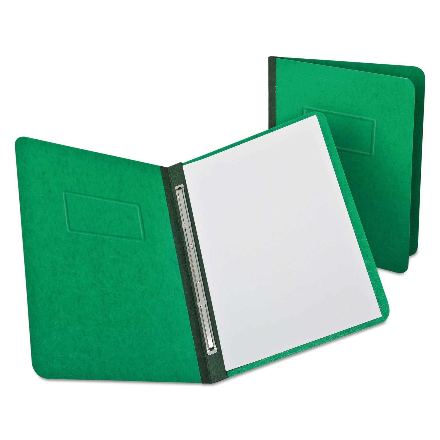 Oxford™ Heavyweight Pressguard And Pressboard Report Cover W/reinforced Side Hinge, 2-Prong Fastener, 3" Cap, 8.5 X 11, Light Green