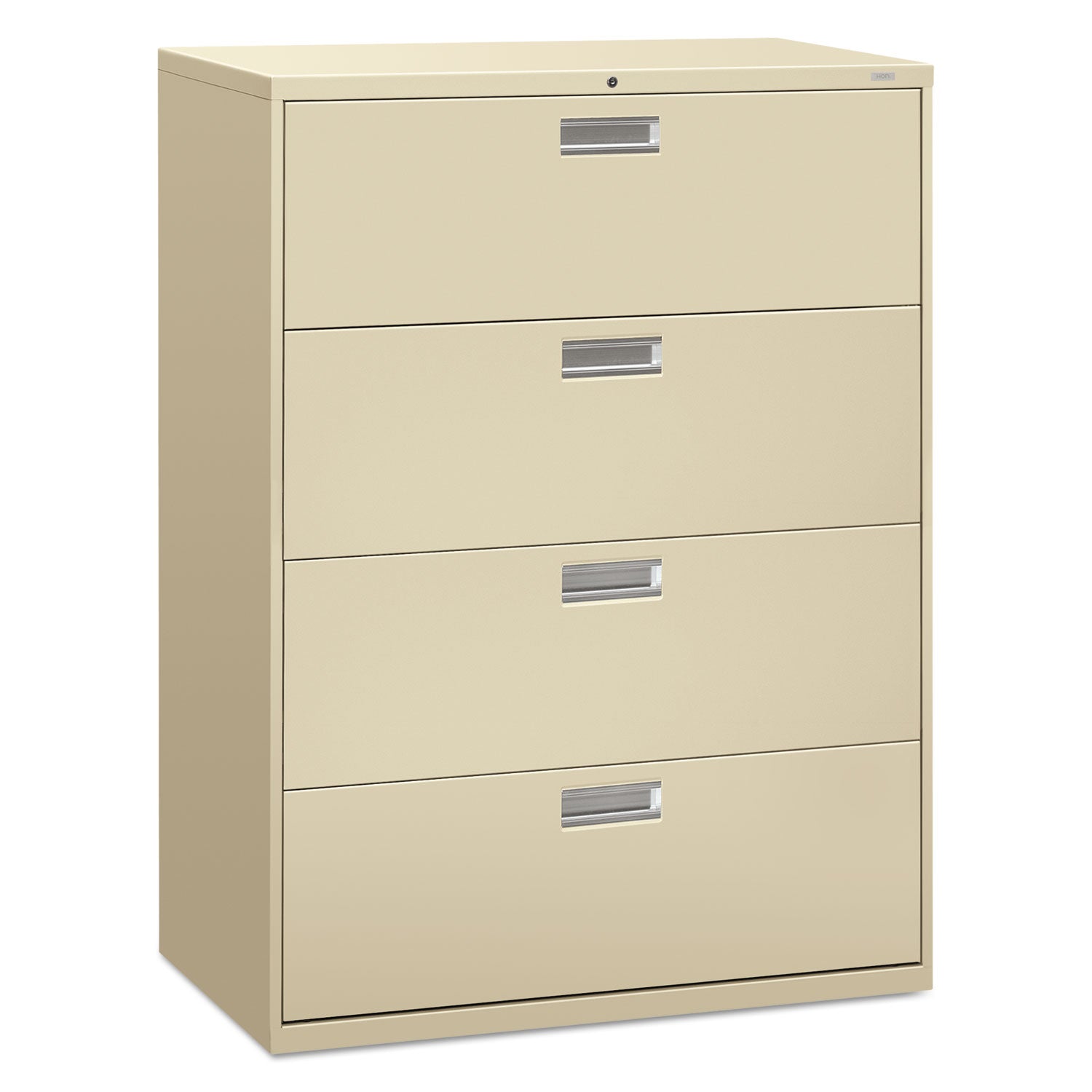 Lateral File Cabinet | HON 4-Drawer, Putty, 42"