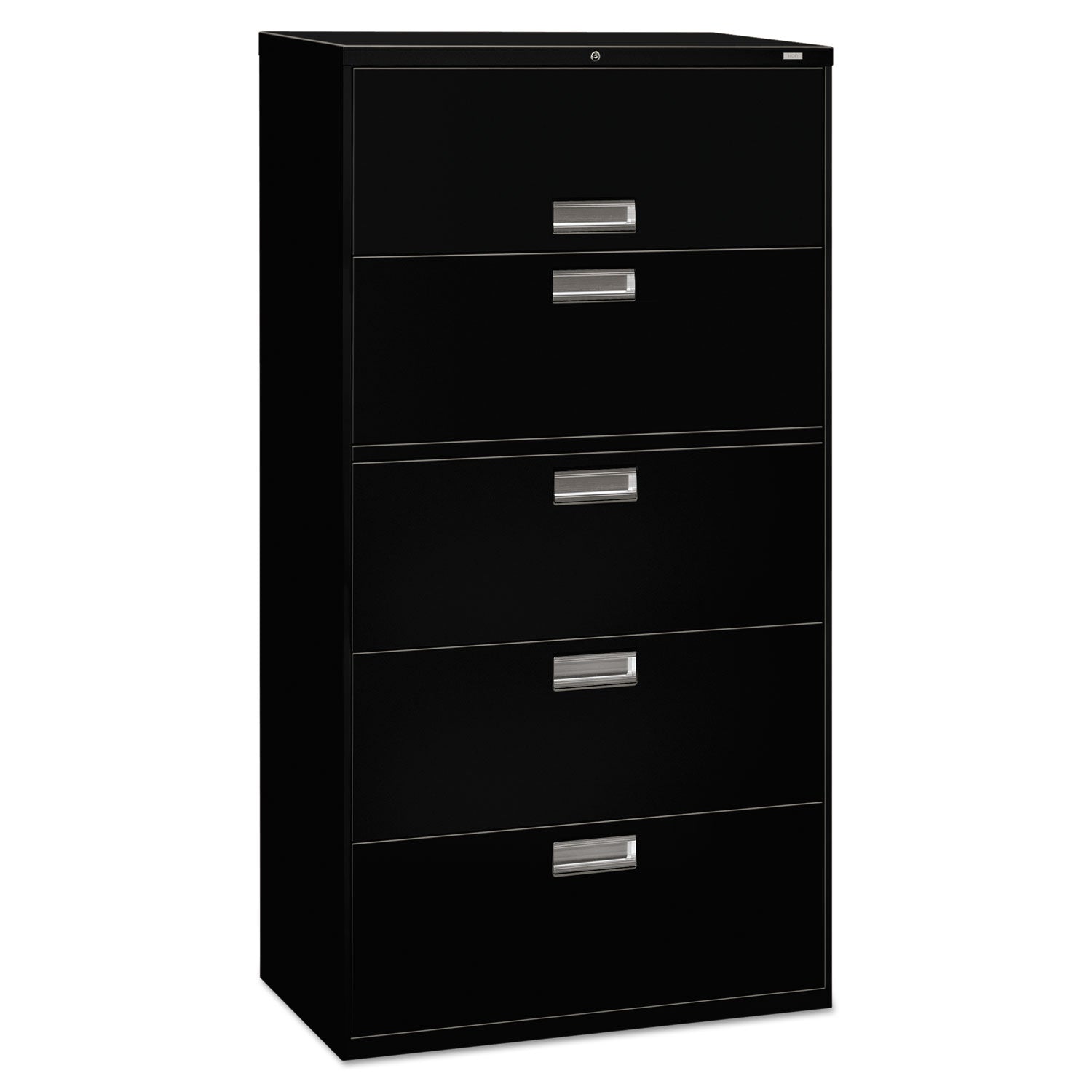 4-Drawer Lateral File with Shelf | HON®, Black, 36"