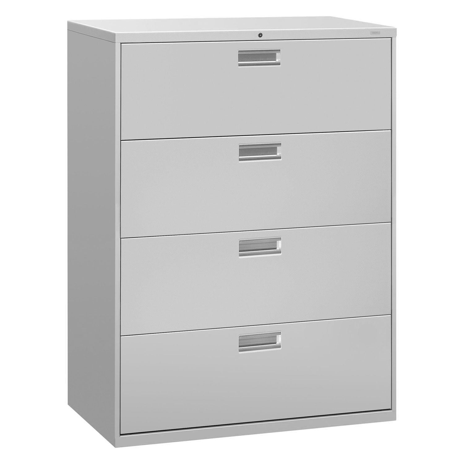 Lateral File Cabinet | HON 4-Drawer Light Gray