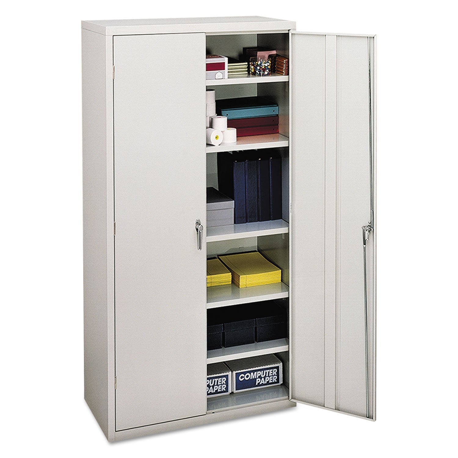 Assembled Storage Cabinet | HON®, Light Gray