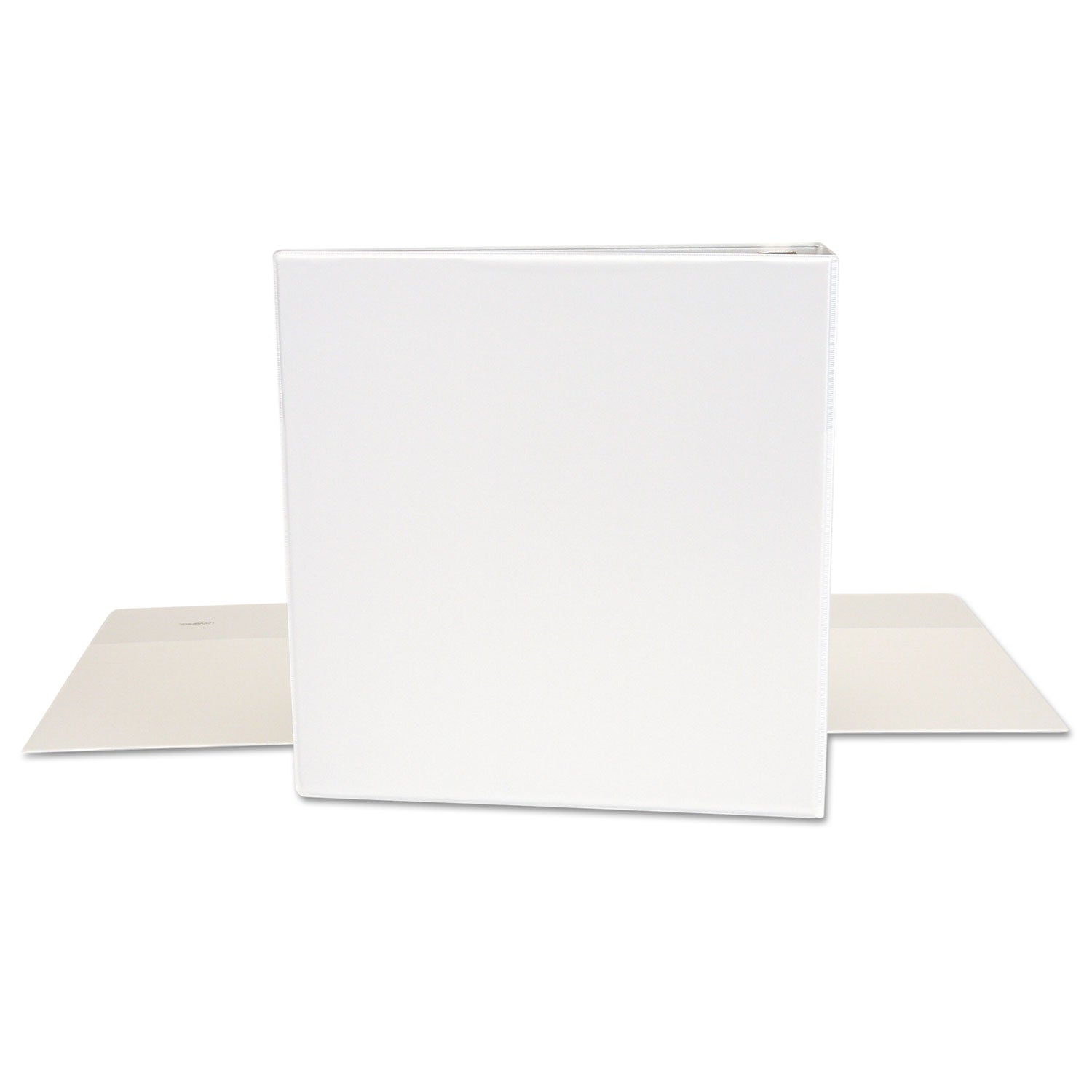 Universal® Economy Round Ring View Binder, 3 Rings, 1.5" Capacity, 11 X 8.5, White