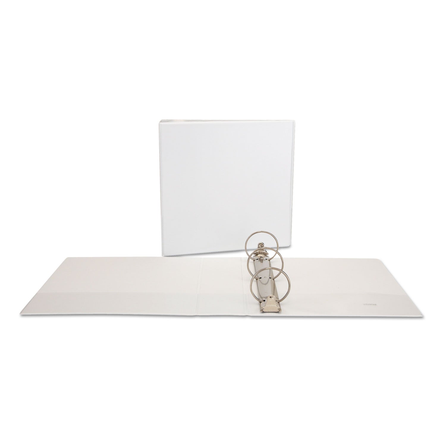 Deluxe Round Ring View Binder | 3" White, Universal®