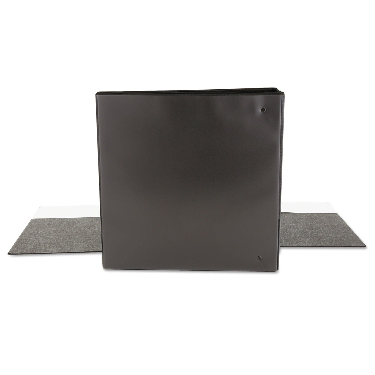 Universal® Economy Round Ring View Binder, 3 Rings, 2" Capacity, 11 X 8.5, Black