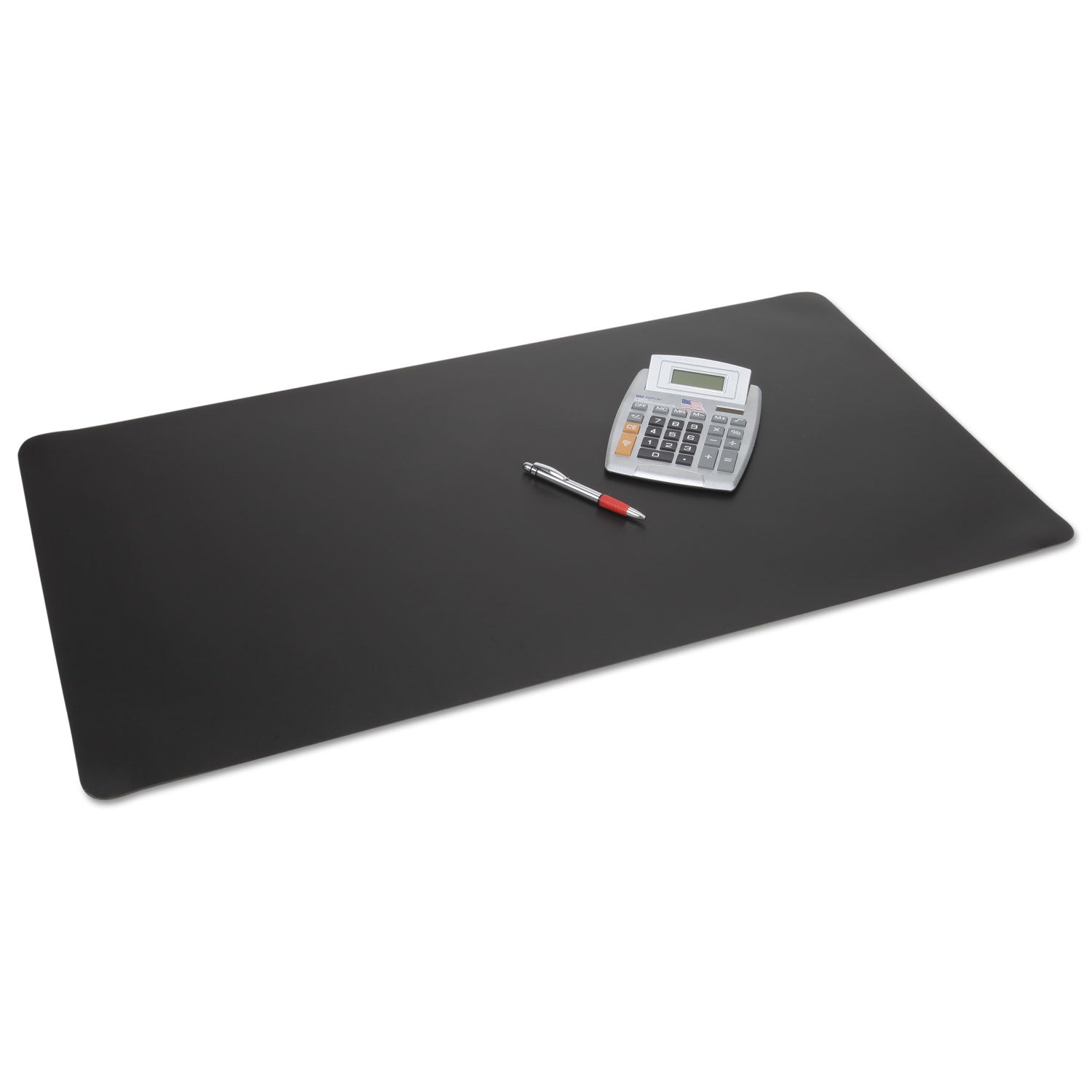 Artistic® Rhinolin II Desk Pad with Antimicrobial Protection, 24 x 17, Black