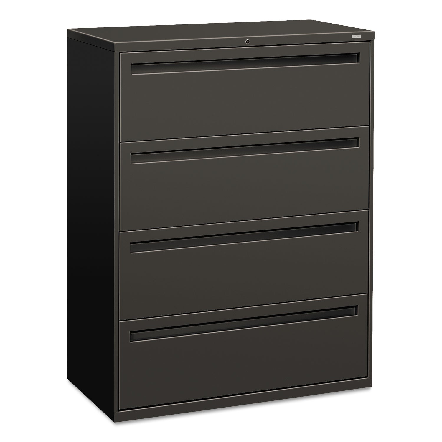 Lateral File Cabinet | HON 4-Drawer, Charcoal