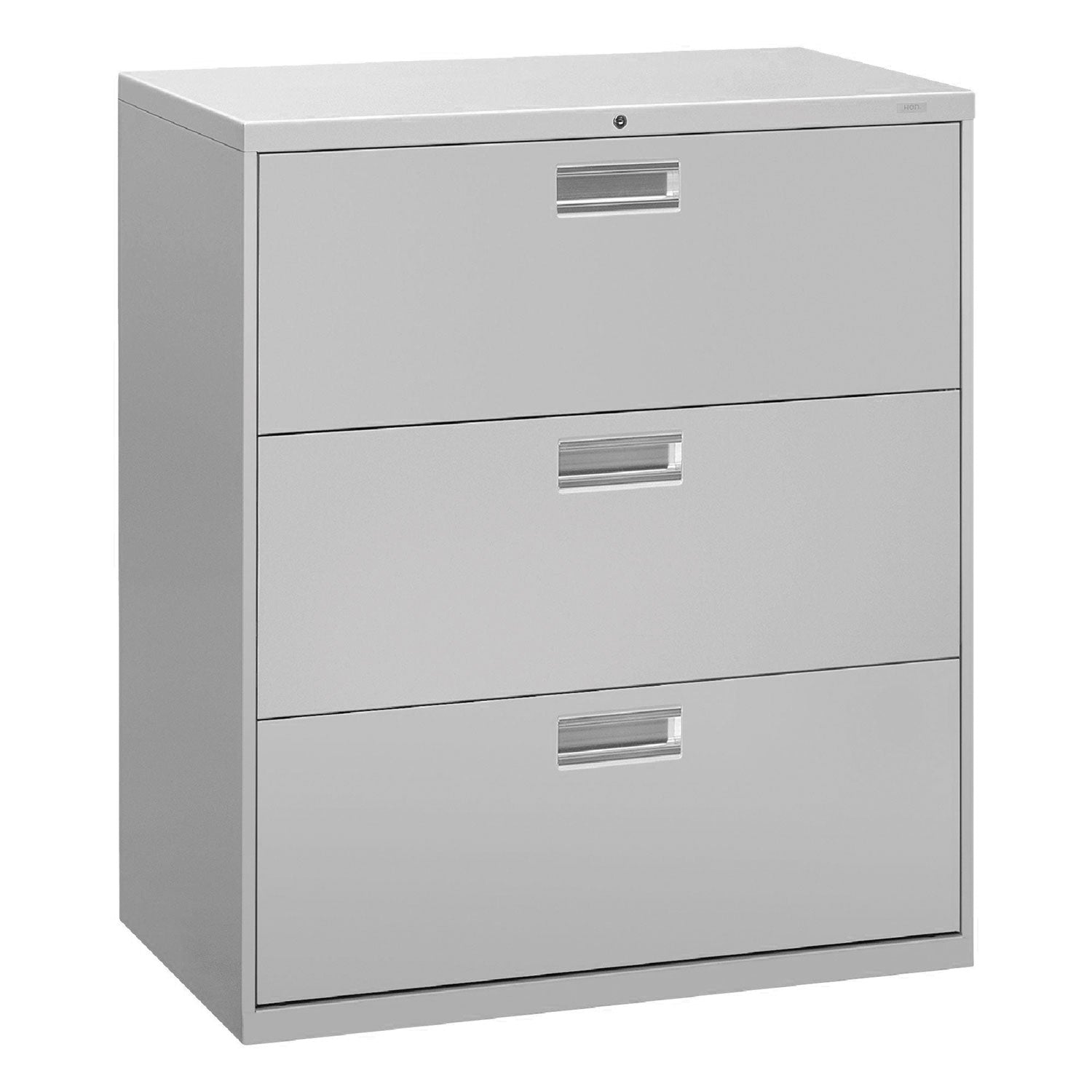 Lateral File Cabinet | HON 3-Drawer Light Gray