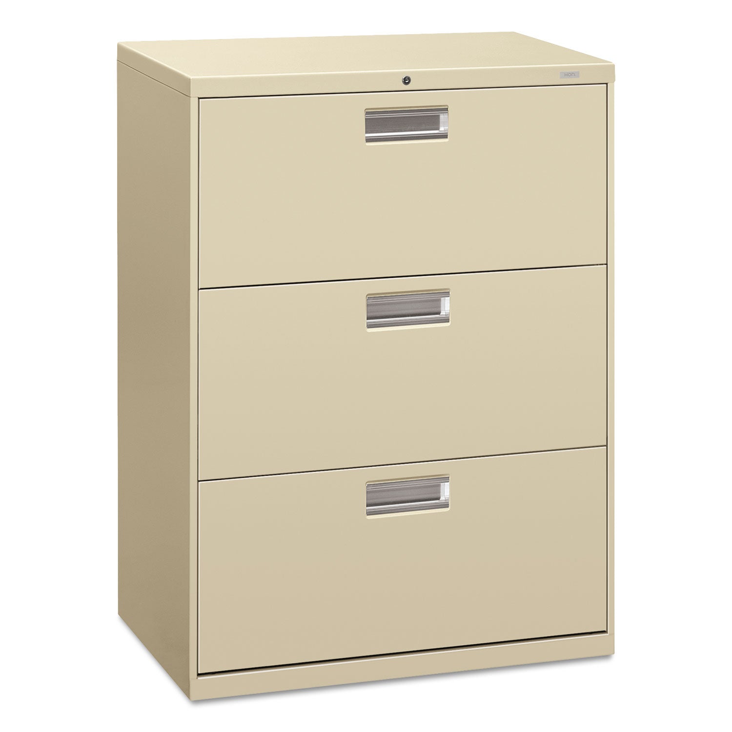 Lateral File Cabinet | HON 3-Drawer, Putty