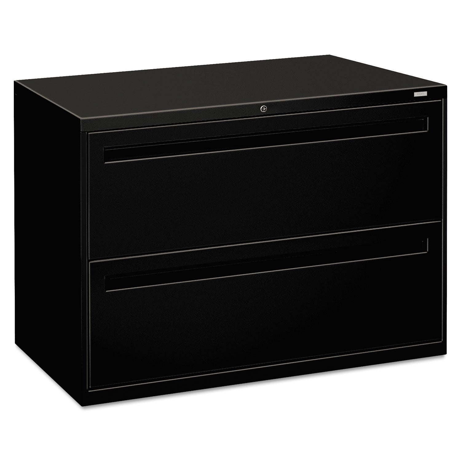 Lateral File Cabinet | HON 2-Drawer, Black, 42"