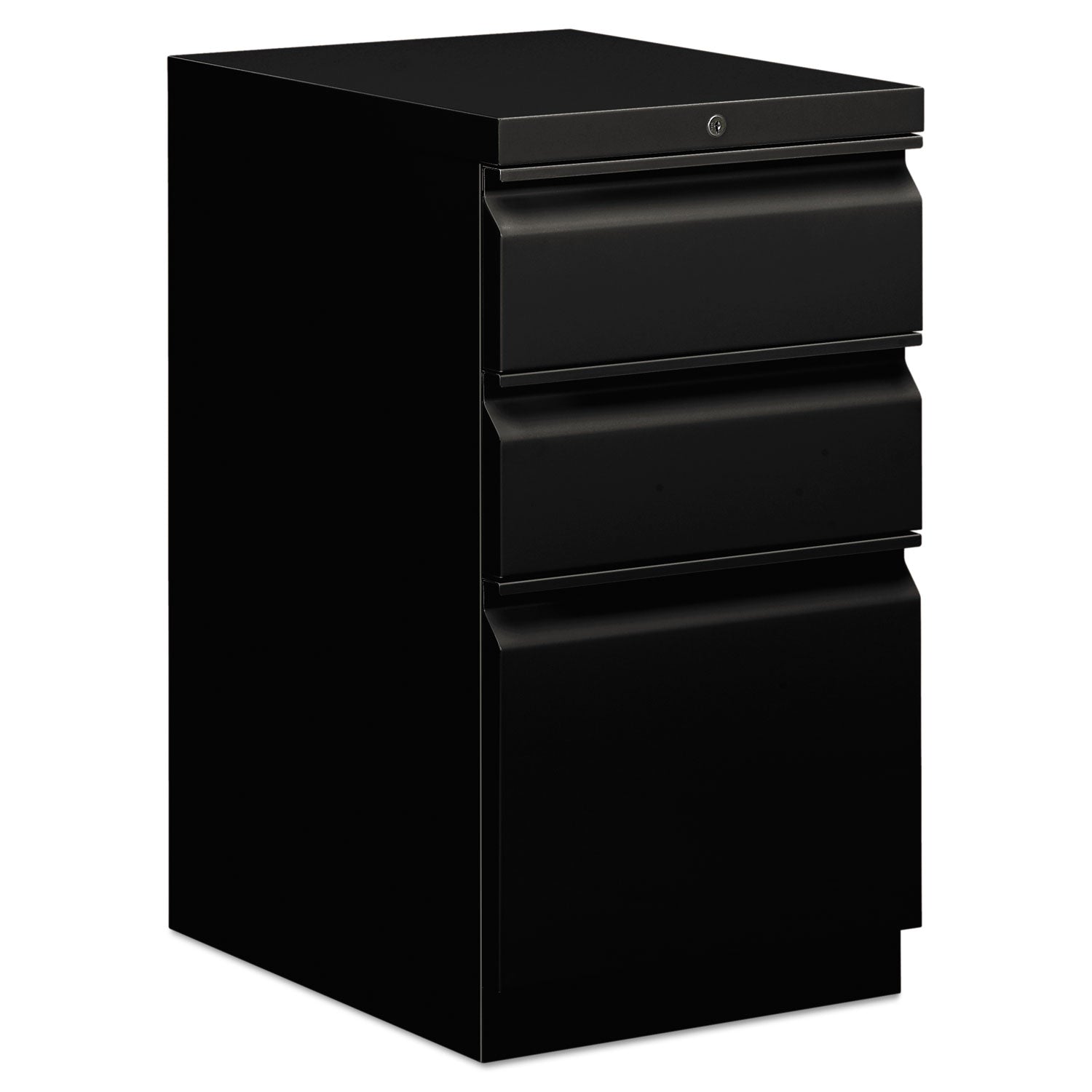 Brigade Mobile Pedestal | HON, 3-Drawer, Black