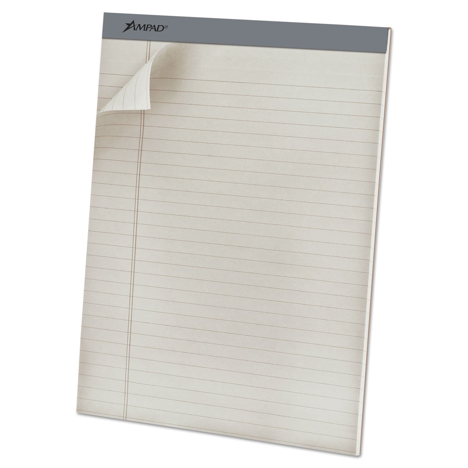 Ampad Pastel Writing Pads | Gray 8.5x11.75