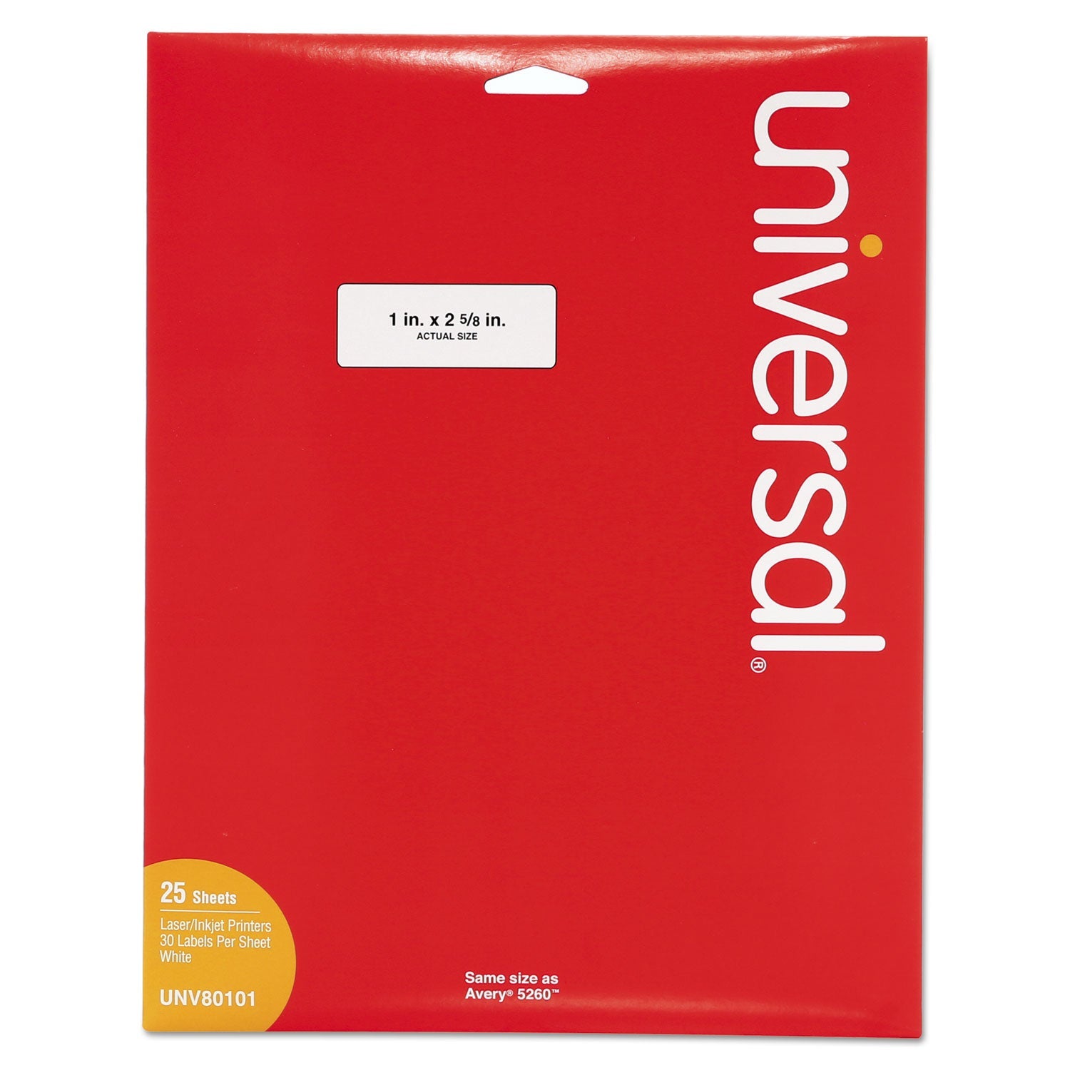 White Labels | 1x2.63 | 750/pack
