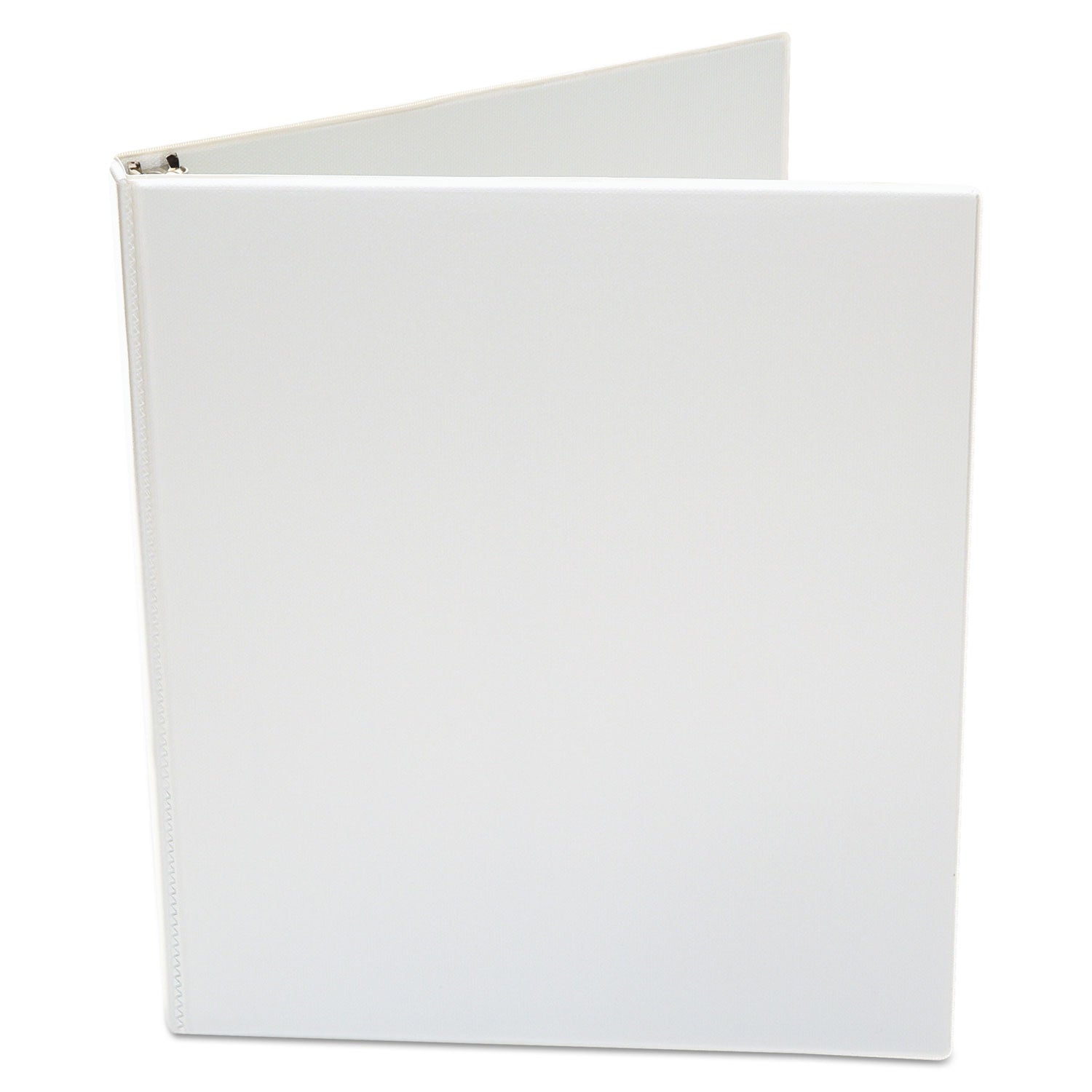 Universal® Economy Round Ring View Binder, 3 Rings, 0.5" Capacity, 11 X 8.5, White