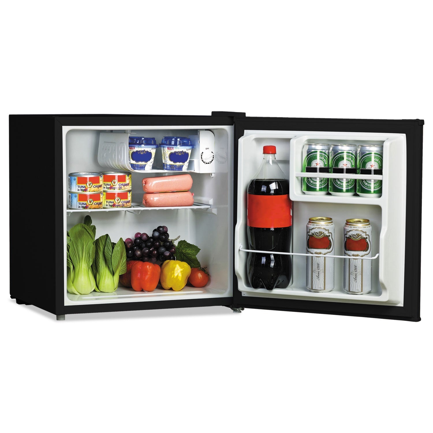 Alera™ 1.6 Cu. Ft. Refrigerator With Chiller Compartment, Black