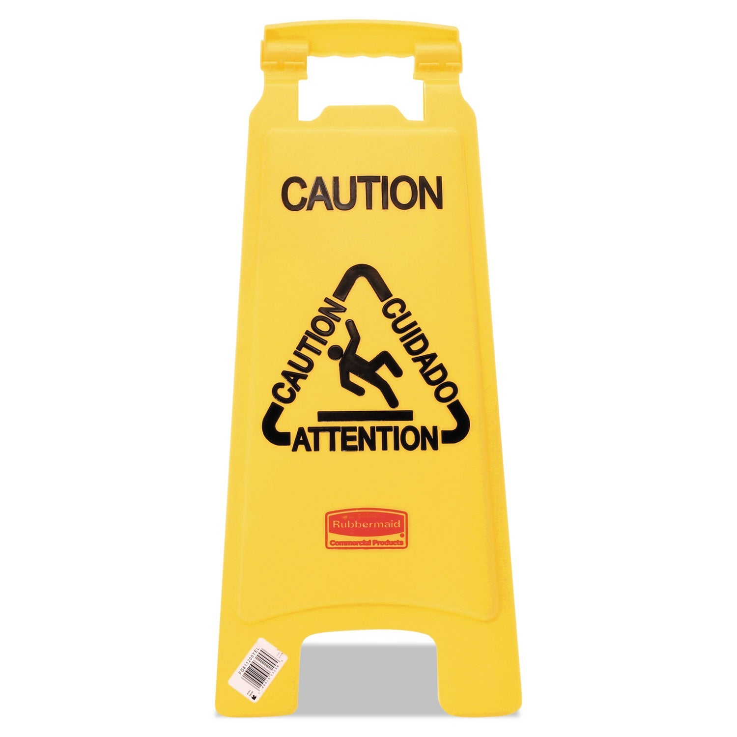 Rubbermaid Commercial "Caution" Floor Sign | Yellow