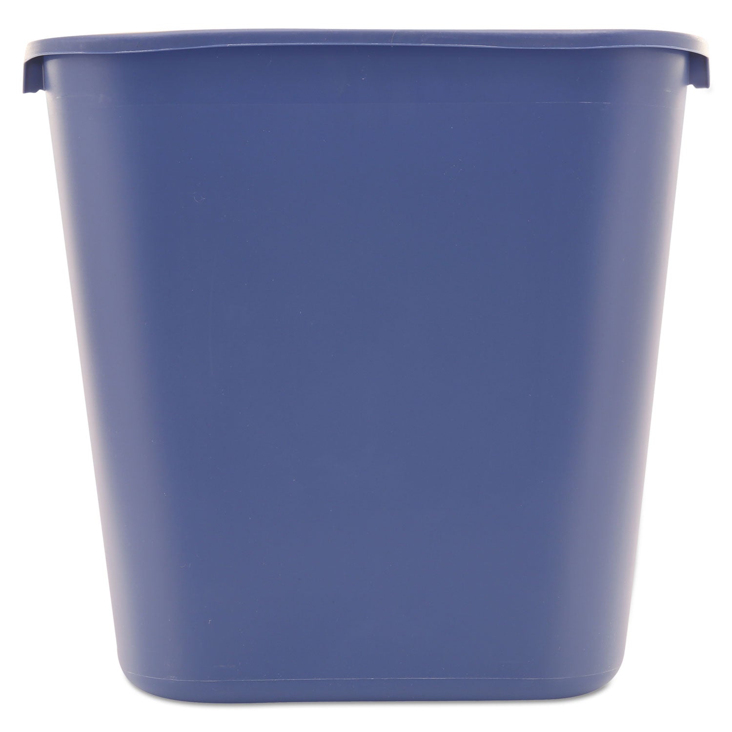 Rubbermaid® Commercial Deskside Recycling Container, Medium, 28.13 qt, Plastic, Blue