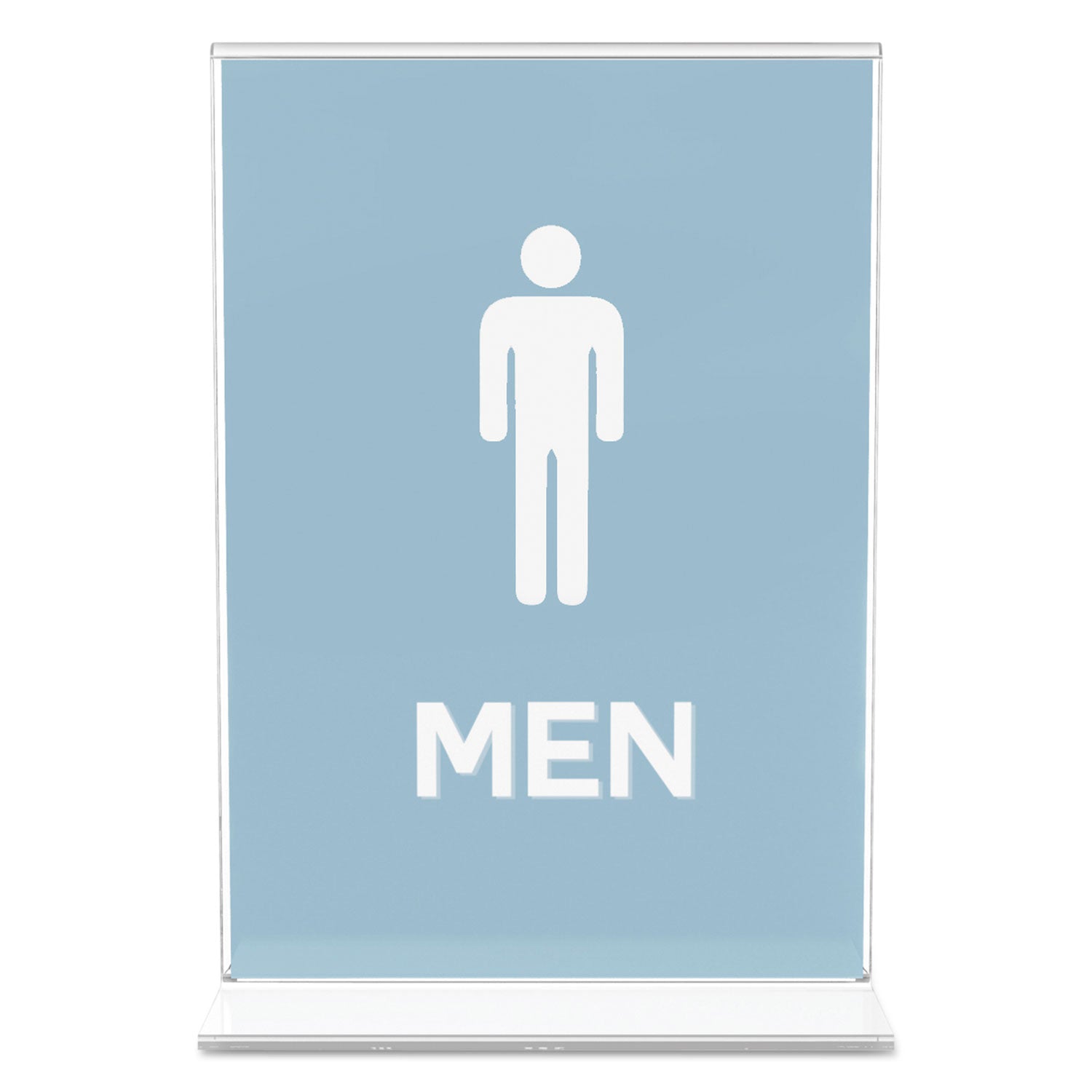 deflecto® Classic Image Double-Sided Sign Holder, 5 X 7 Insert, Clear