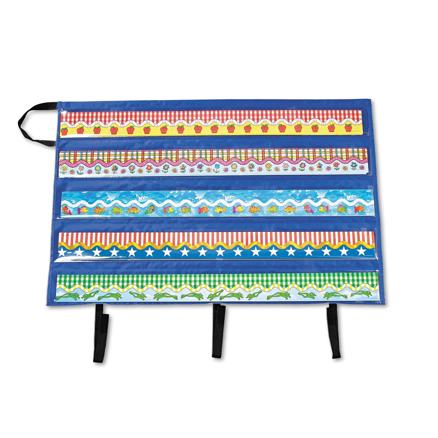 Carson-Dellosa Border Storage Pocket Chart | Blue