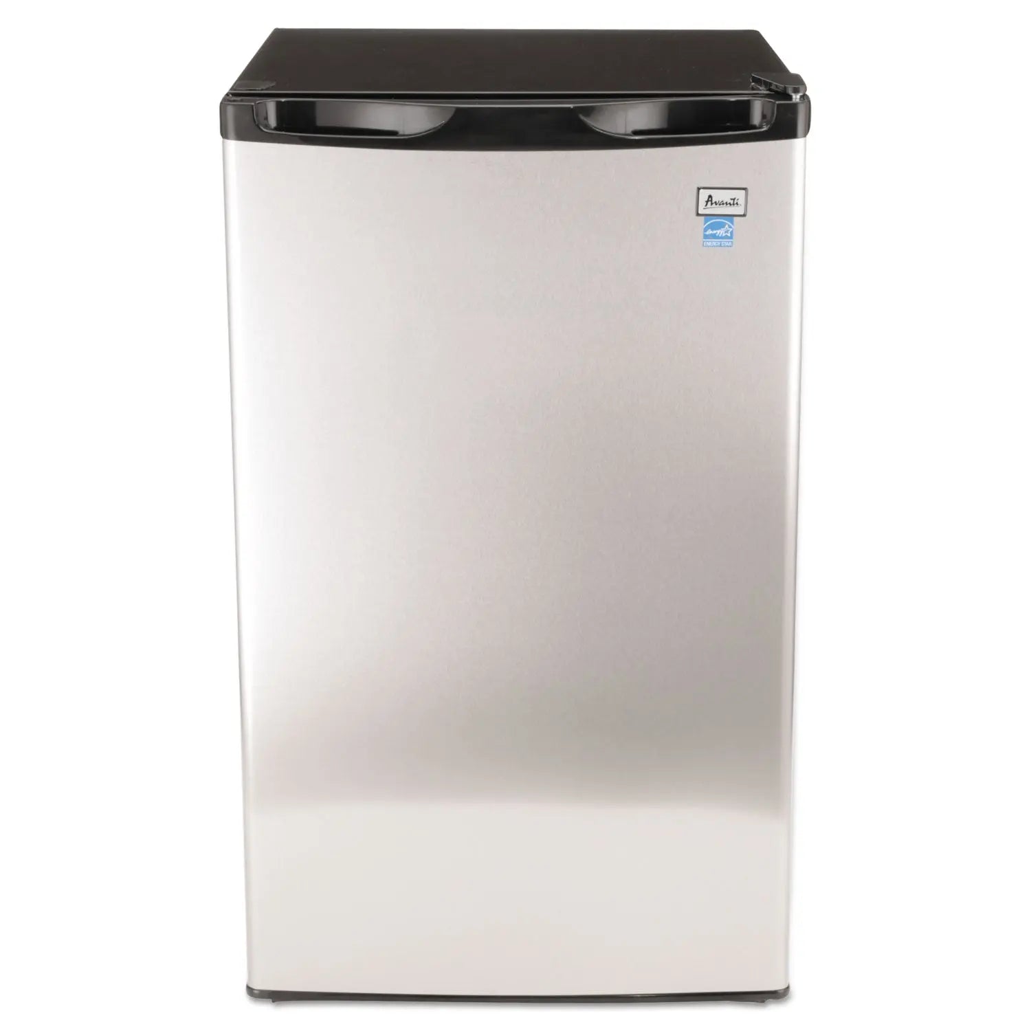 Avanti 4.4 Cf Refrigerator, 19 1/2"w X 22"d X 33"h, Black/stainless Steel