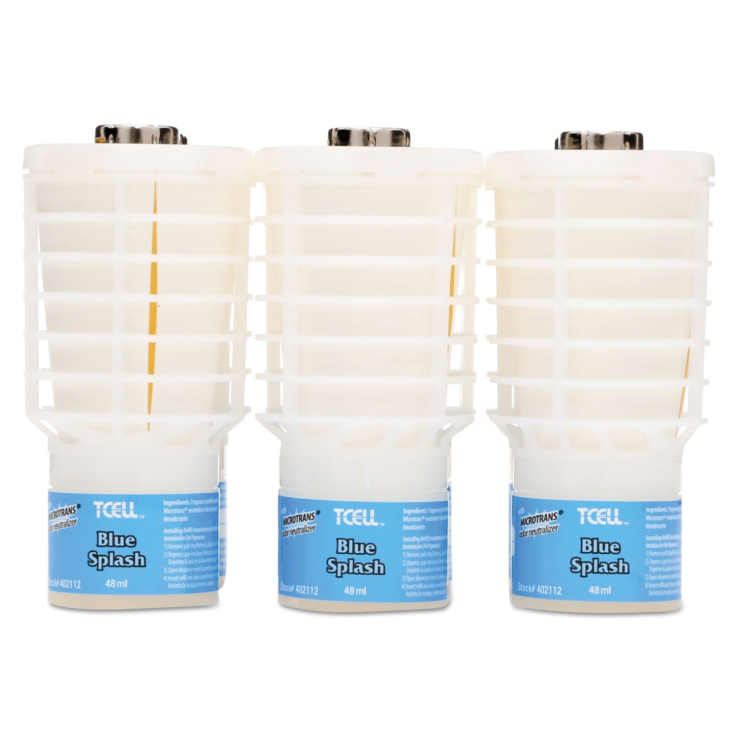 Tcell Odor Neutralizer Refill | Blue Splash, 6/ctn